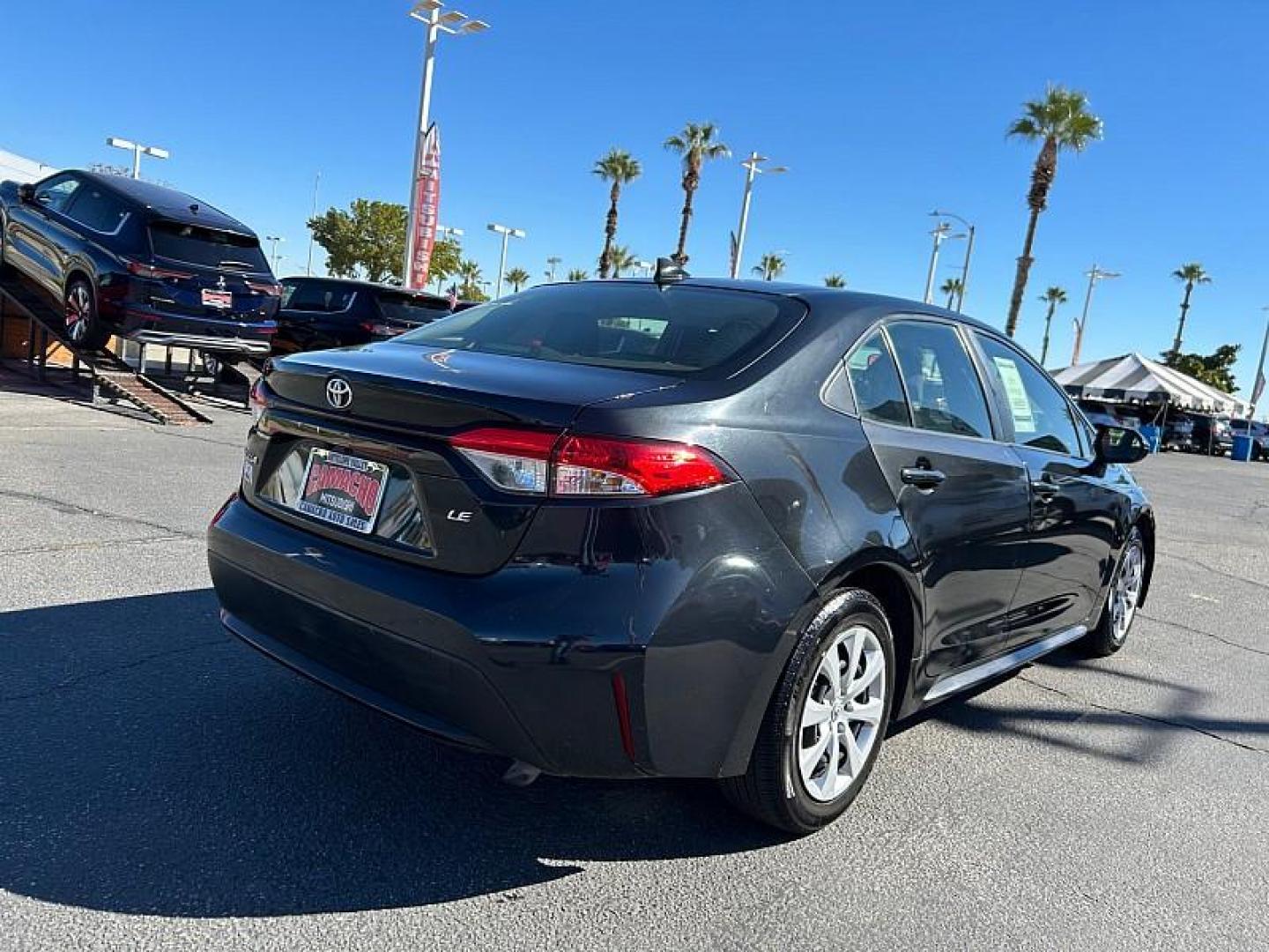2022 BLACK Toyota Corolla (JTDEPMAE9NJ) with an 4-Cyl 1.8 Liter engine, Automatic CVTi-S transmission, located at 412 Auto Vista Drive, Palmdale, CA, 93551, (661) 945-0620, 34.592636, -118.136681 - Photo#2