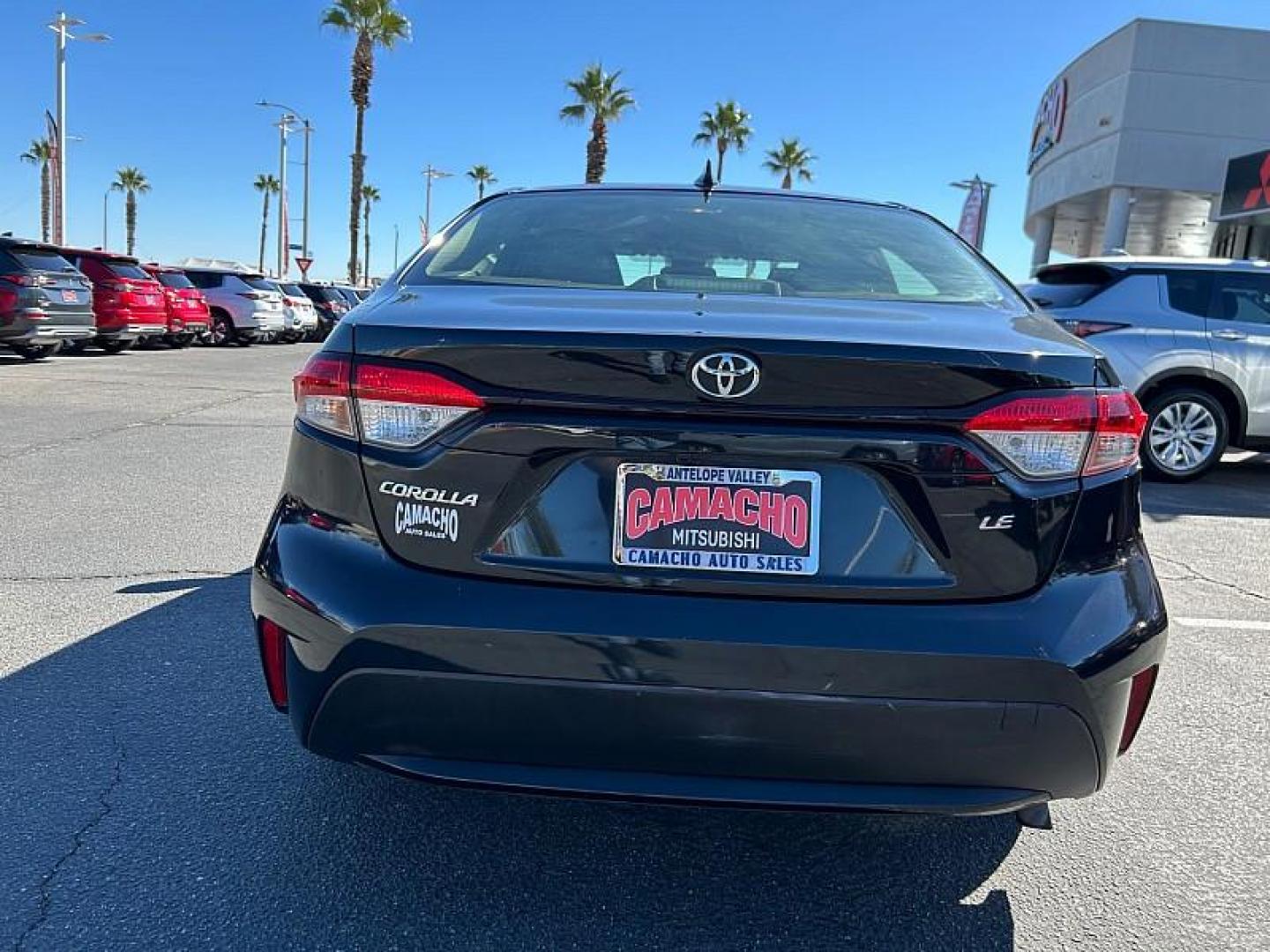 2022 BLACK Toyota Corolla (JTDEPMAE9NJ) with an 4-Cyl 1.8 Liter engine, Automatic CVTi-S transmission, located at 412 Auto Vista Drive, Palmdale, CA, 93551, (661) 945-0620, 34.592636, -118.136681 - Photo#3