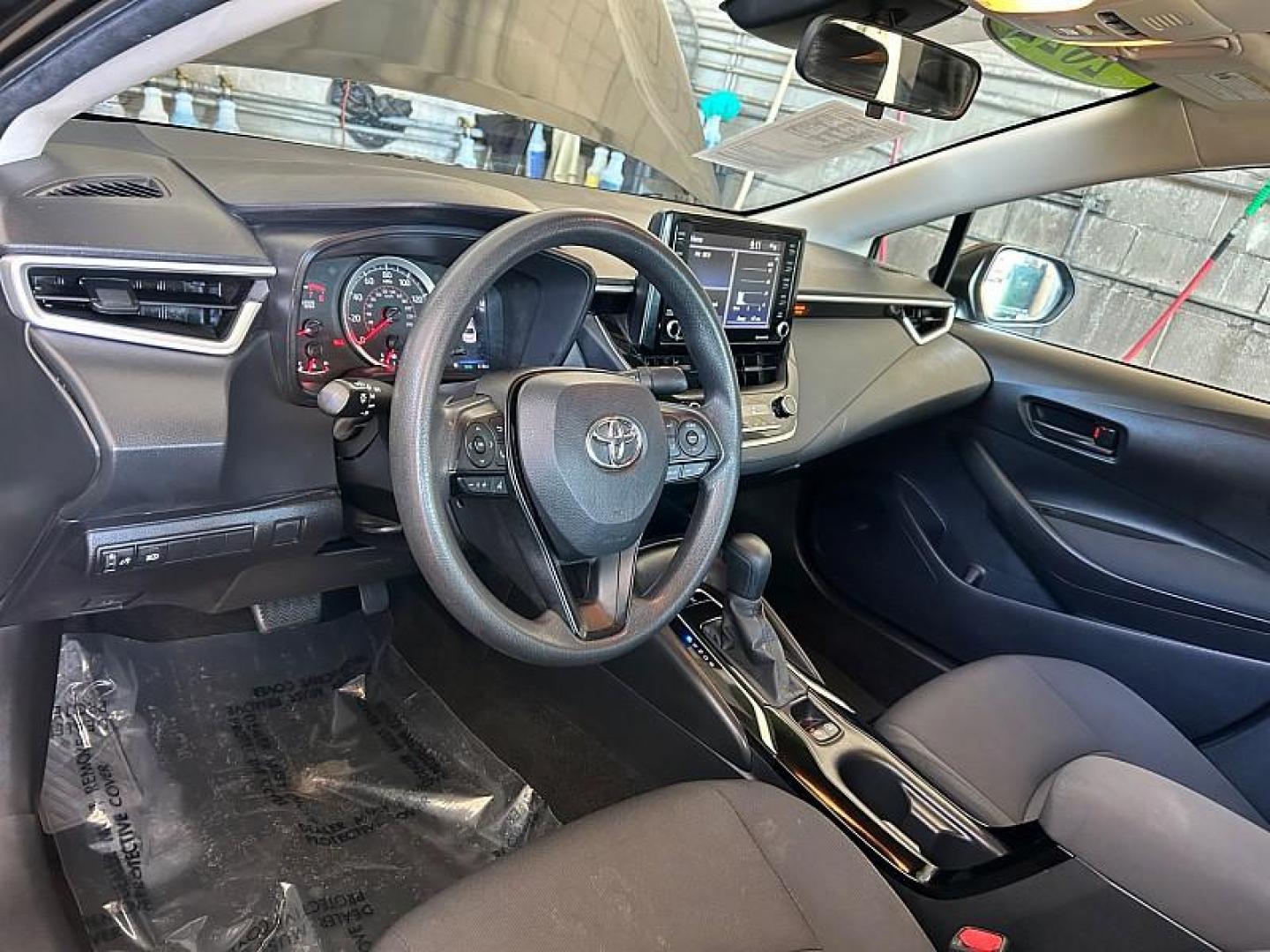 2022 BLACK Toyota Corolla (JTDEPMAE9NJ) with an 4-Cyl 1.8 Liter engine, Automatic CVTi-S transmission, located at 412 Auto Vista Drive, Palmdale, CA, 93551, (661) 945-0620, 34.592636, -118.136681 - Photo#16