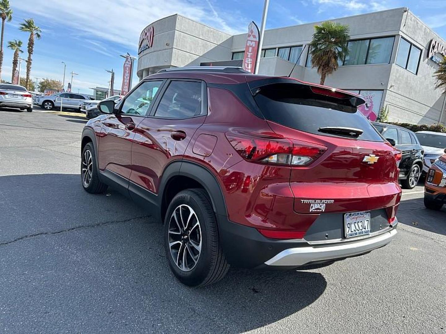 2024 RED Chevrolet Trailblazer (KL79MPS27RB) with an 3-Cyl Turbo 1.2 Liter engine, Automatic CVT transmission, located at 412 Auto Vista Drive, Palmdale, CA, 93551, (661) 945-0620, 34.592636, -118.136681 - Photo#2