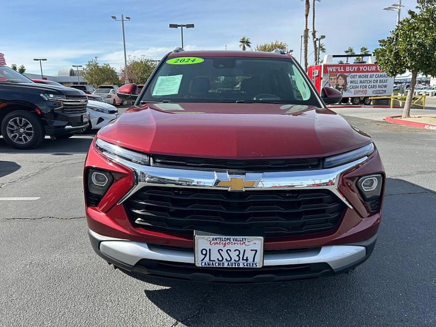 2024 RED Chevrolet Trailblazer (KL79MPS27RB) with an 3-Cyl Turbo 1.2 Liter engine, Automatic CVT transmission, located at 412 Auto Vista Drive, Palmdale, CA, 93551, (661) 945-0620, 34.592636, -118.136681 - Photo#5