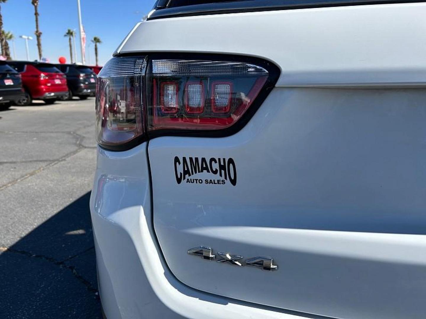 2023 WHITE Jeep Compass (3C4NJDCN1PT) with an 4-Cyl Turbo 2.0 Liter engine, Automatic 8-Spd transmission, located at 412 Auto Vista Drive, Palmdale, CA, 93551, (661) 945-0620, 34.592636, -118.136681 - Photo#3