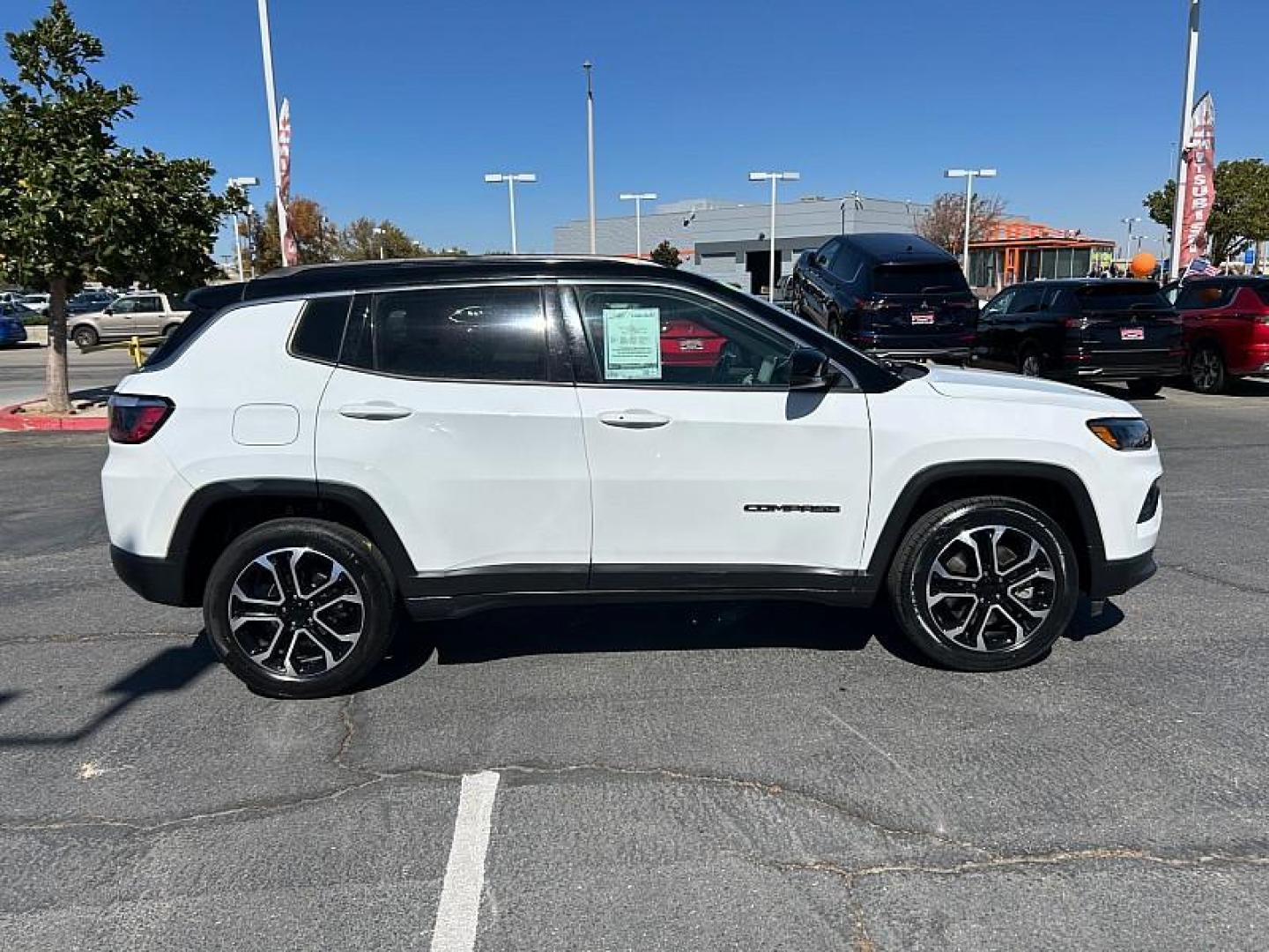 2023 WHITE Jeep Compass (3C4NJDCN1PT) with an 4-Cyl Turbo 2.0 Liter engine, Automatic 8-Spd transmission, located at 412 Auto Vista Drive, Palmdale, CA, 93551, (661) 945-0620, 34.592636, -118.136681 - Photo#18
