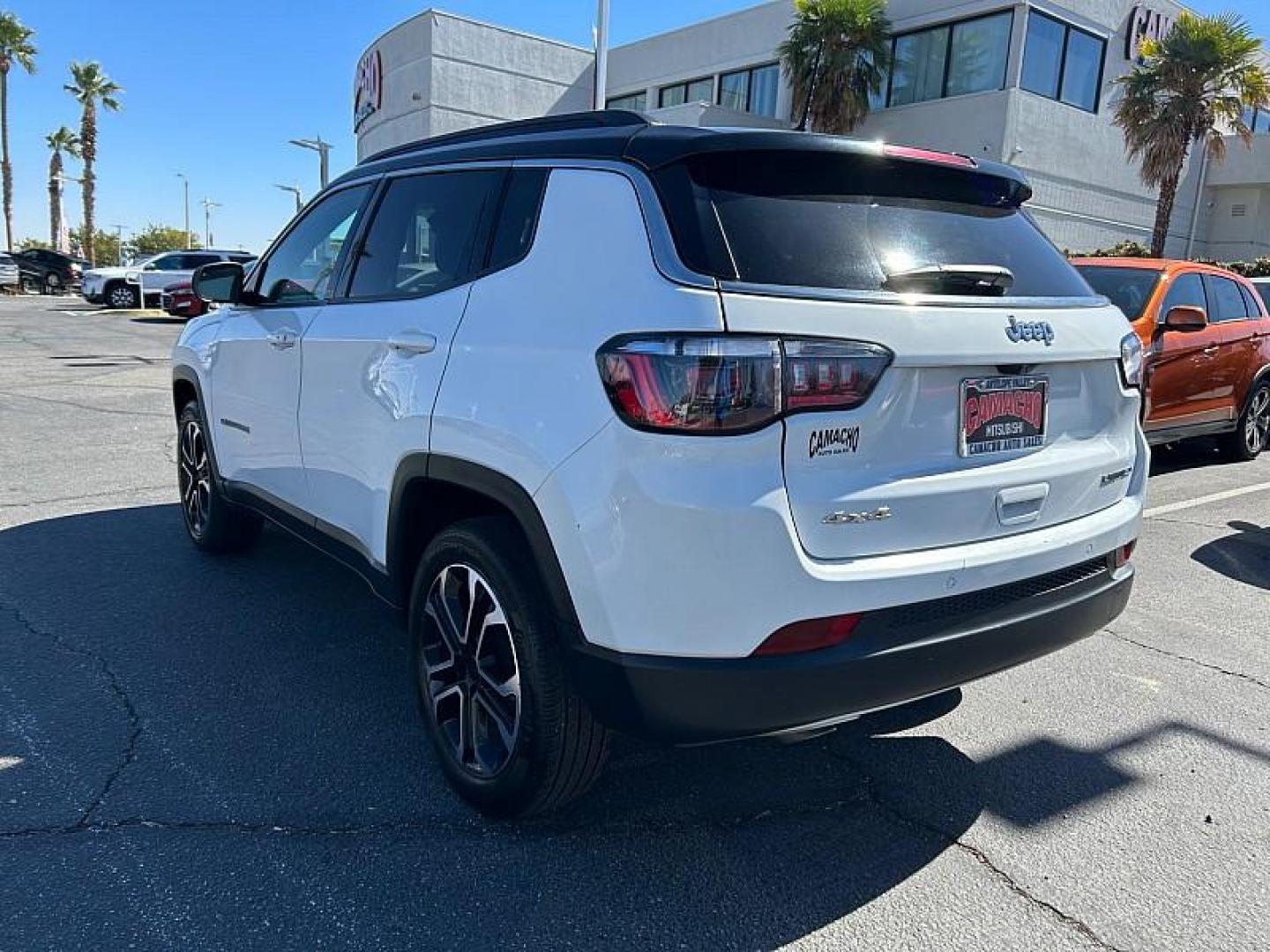 2023 WHITE Jeep Compass (3C4NJDCN1PT) with an 4-Cyl Turbo 2.0 Liter engine, Automatic 8-Spd transmission, located at 412 Auto Vista Drive, Palmdale, CA, 93551, (661) 945-0620, 34.592636, -118.136681 - Photo#2