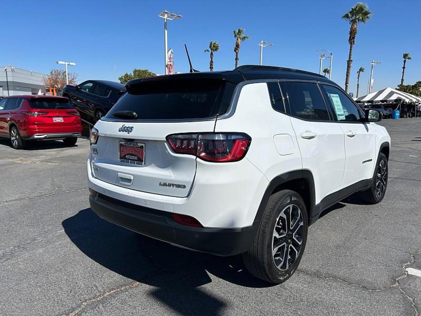 2023 WHITE Jeep Compass (3C4NJDCN1PT) with an 4-Cyl Turbo 2.0 Liter engine, Automatic 8-Spd transmission, located at 412 Auto Vista Drive, Palmdale, CA, 93551, (661) 945-0620, 34.592636, -118.136681 - Photo#23