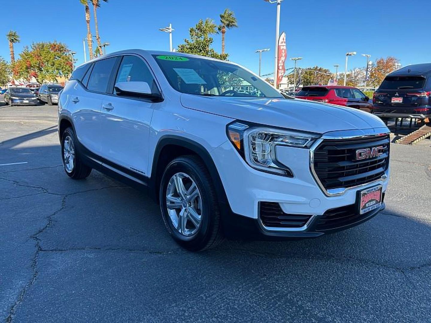 2024 WHITE GMC Terrain (3GKALMEG7RL) with an 4-Cyl Turbo 1.5 Liter engine, Automatic 9-Spd transmission, located at 412 Auto Vista Drive, Palmdale, CA, 93551, (661) 945-0620, 34.592636, -118.136681 - Photo#0