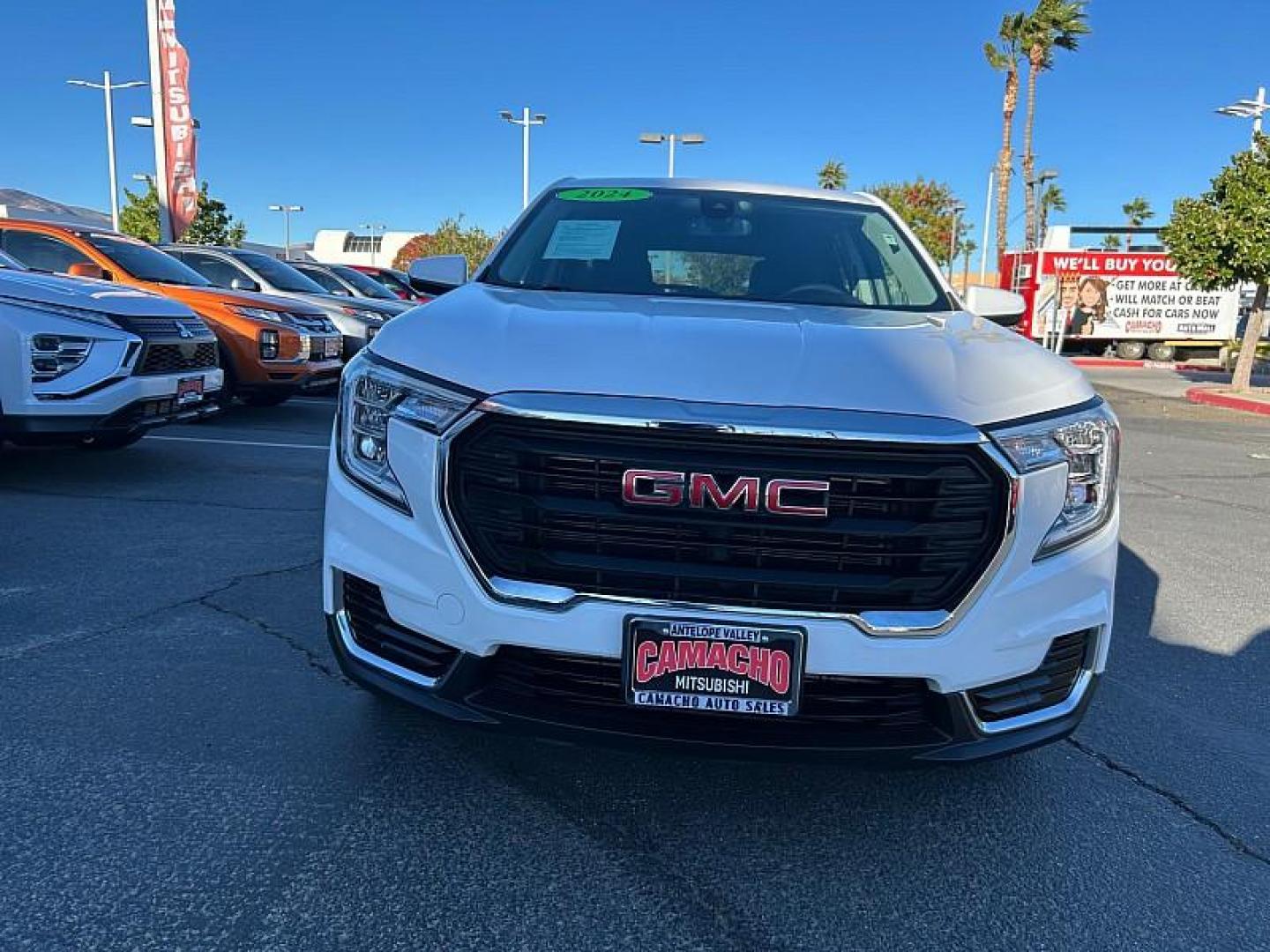 2024 WHITE GMC Terrain (3GKALMEG7RL) with an 4-Cyl Turbo 1.5 Liter engine, Automatic 9-Spd transmission, located at 412 Auto Vista Drive, Palmdale, CA, 93551, (661) 945-0620, 34.592636, -118.136681 - Photo#1