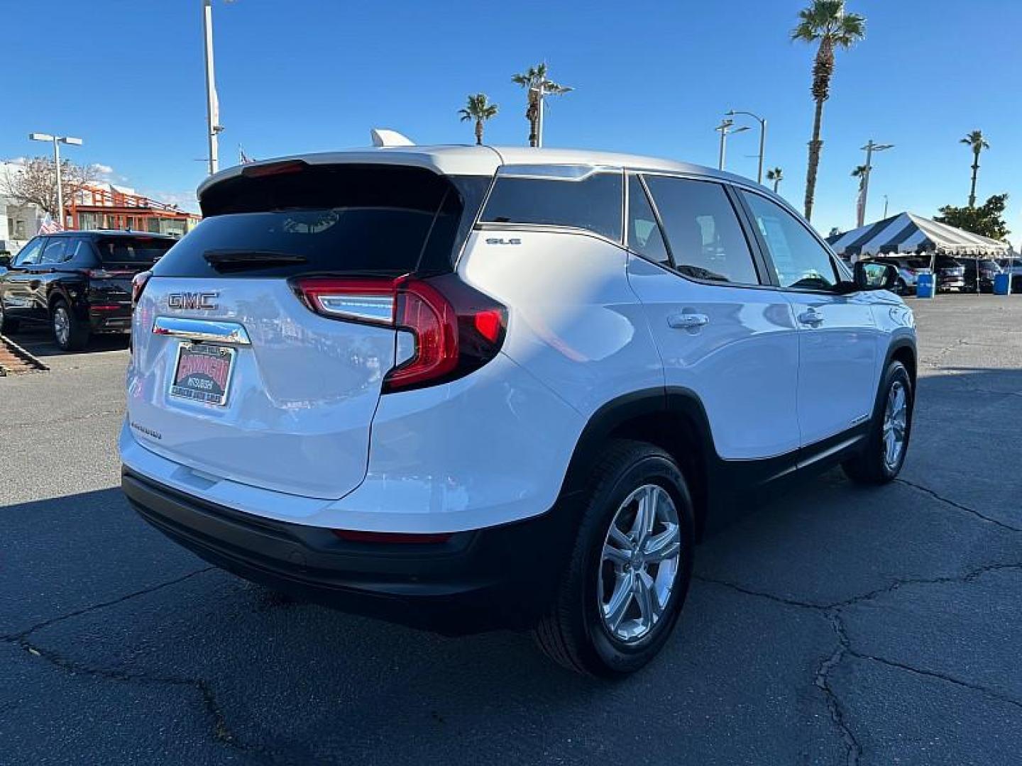 2024 WHITE GMC Terrain (3GKALMEG7RL) with an 4-Cyl Turbo 1.5 Liter engine, Automatic 9-Spd transmission, located at 412 Auto Vista Drive, Palmdale, CA, 93551, (661) 945-0620, 34.592636, -118.136681 - Photo#2