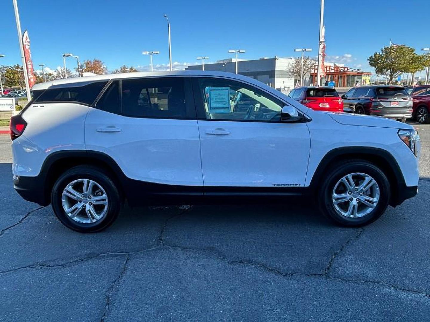 2024 WHITE GMC Terrain (3GKALMEG7RL) with an 4-Cyl Turbo 1.5 Liter engine, Automatic 9-Spd transmission, located at 412 Auto Vista Drive, Palmdale, CA, 93551, (661) 945-0620, 34.592636, -118.136681 - Photo#10
