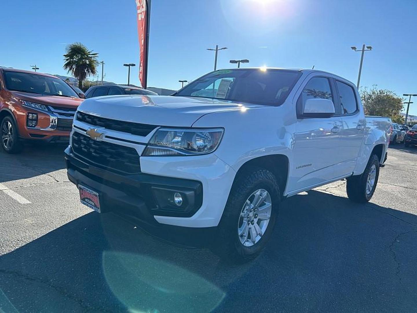 2022 WHITE CHEVROLET COLORADO (1GCGSCEN8N1) , located at 412 Auto Vista Drive, Palmdale, CA, 93551, (661) 945-0620, 34.592636, -118.136681 - Photo#0
