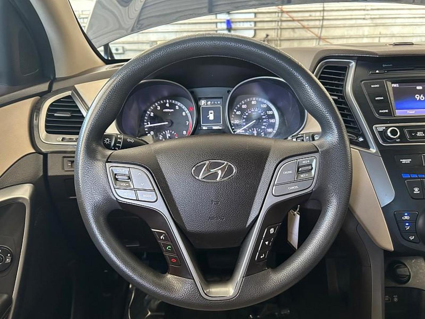2018 BLUE Hyundai Santa Fe Sport (5XYZTDLB1JG) with an 4-Cyl GDI 2.4 Liter engine, Automatic 6-Spd w/Shiftronic transmission, located at 412 Auto Vista Drive, Palmdale, CA, 93551, (661) 945-0620, 34.592636, -118.136681 - Photo#12