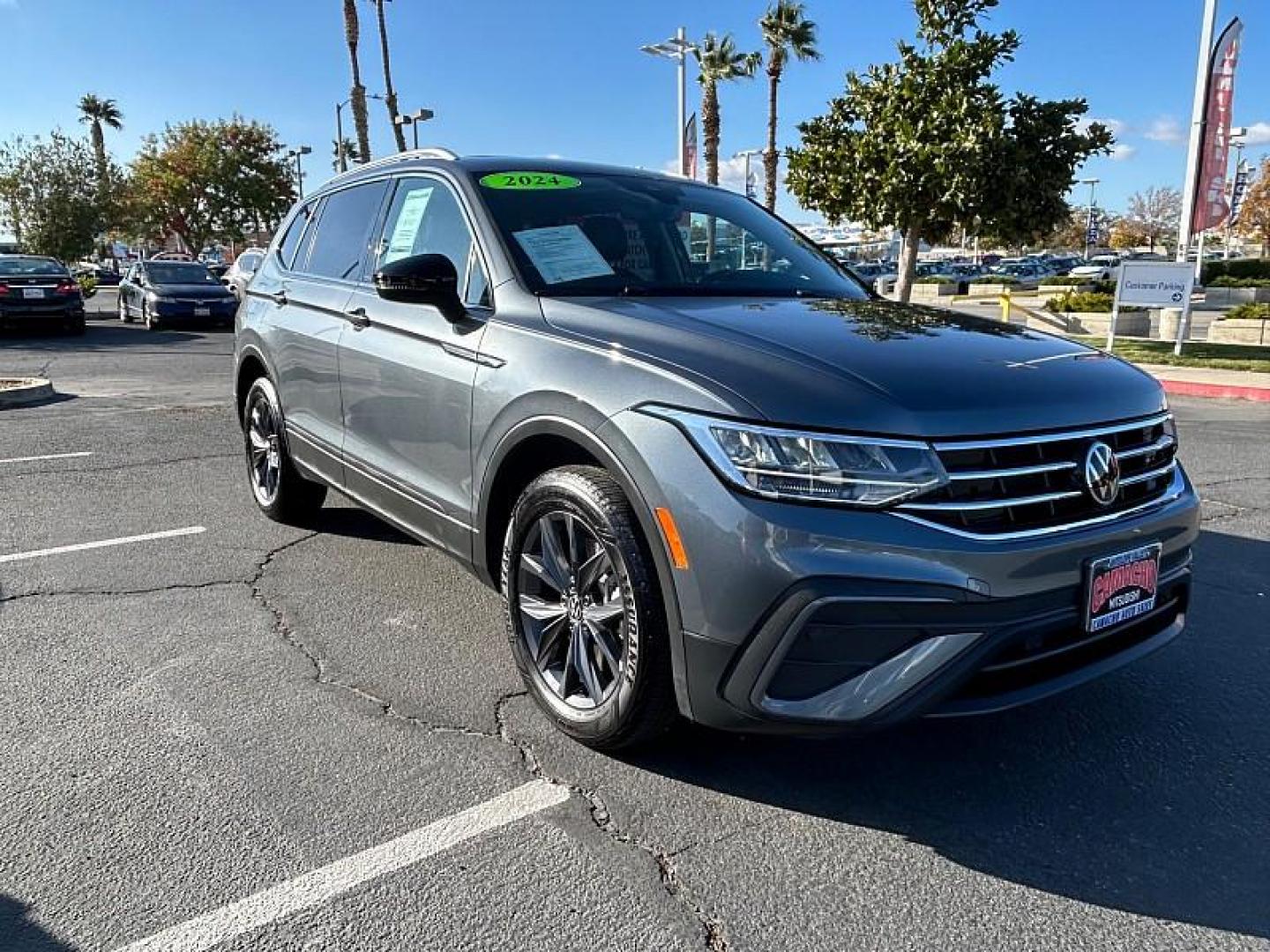2024 GRAY Volkswagen Tiguan (3VV3B7AX4RM) with an 4-Cyl Turbo 2.0 Liter engine, Automatic 8-Spd transmission, located at 412 Auto Vista Drive, Palmdale, CA, 93551, (661) 945-0620, 34.592636, -118.136681 - Photo#0