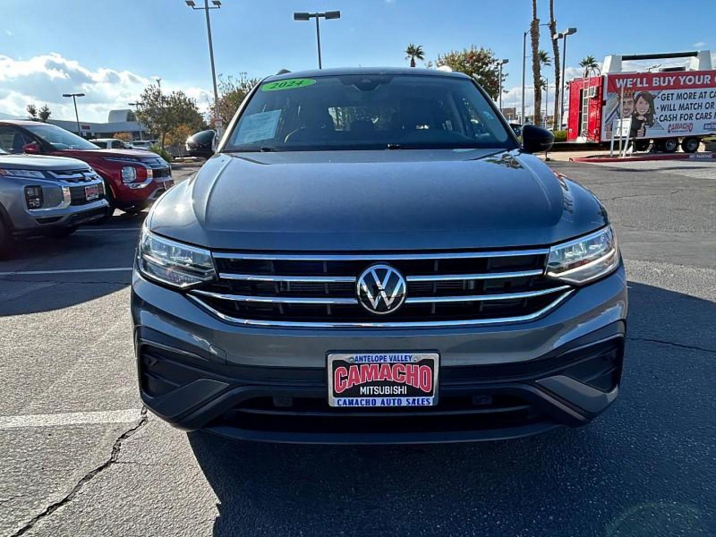 2024 GRAY Volkswagen Tiguan (3VV3B7AX4RM) with an 4-Cyl Turbo 2.0 Liter engine, Automatic 8-Spd transmission, located at 412 Auto Vista Drive, Palmdale, CA, 93551, (661) 945-0620, 34.592636, -118.136681 - Photo#1