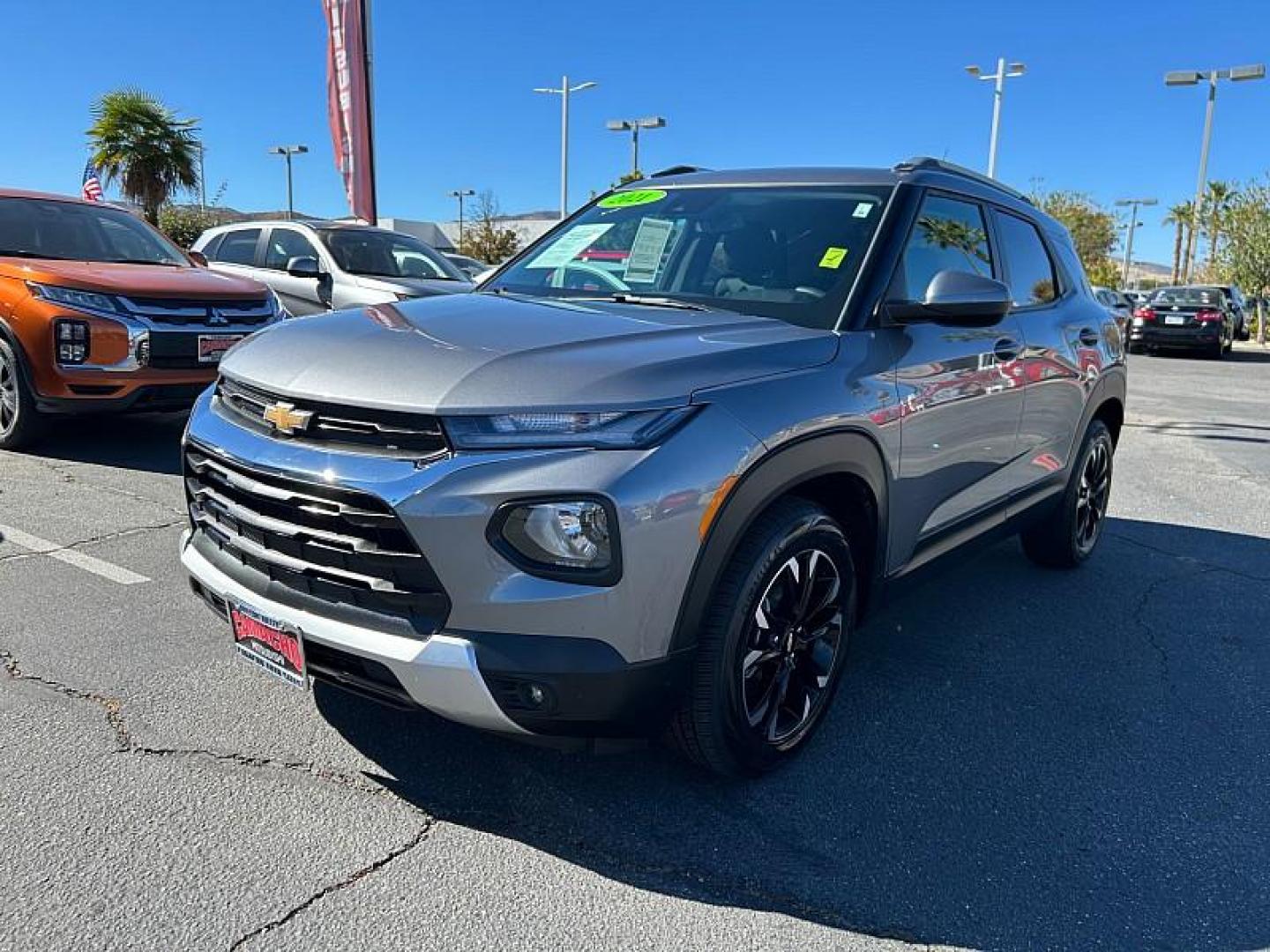 2021 GRAY Chevrolet Trailblazer (KL79MPSL0MB) , Automatic CVT transmission, located at 412 Auto Vista Drive, Palmdale, CA, 93551, (661) 945-0620, 34.592636, -118.136681 - Photo#22