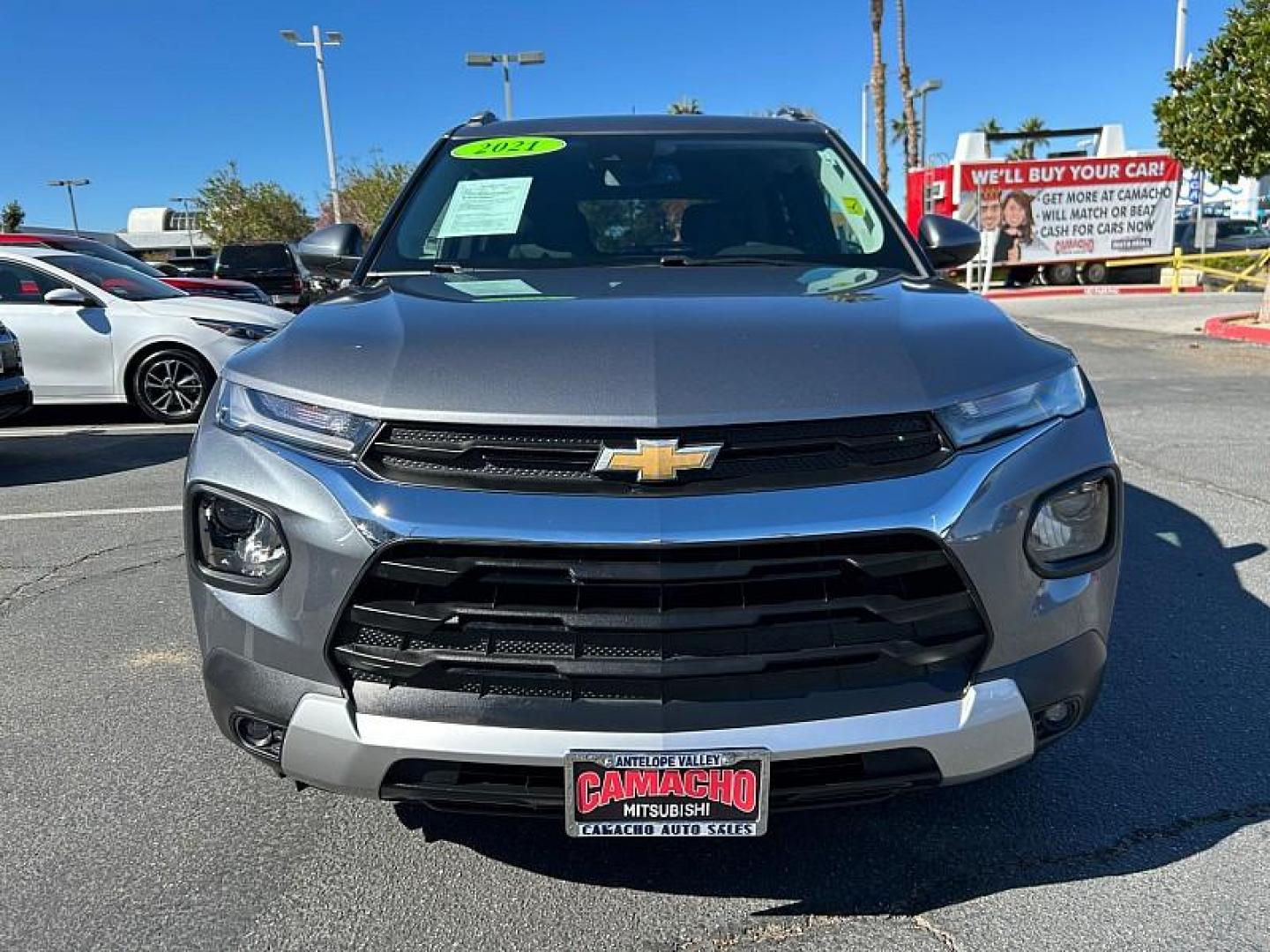 2021 GRAY Chevrolet Trailblazer (KL79MPSL0MB) , Automatic CVT transmission, located at 412 Auto Vista Drive, Palmdale, CA, 93551, (661) 945-0620, 34.592636, -118.136681 - Photo#1