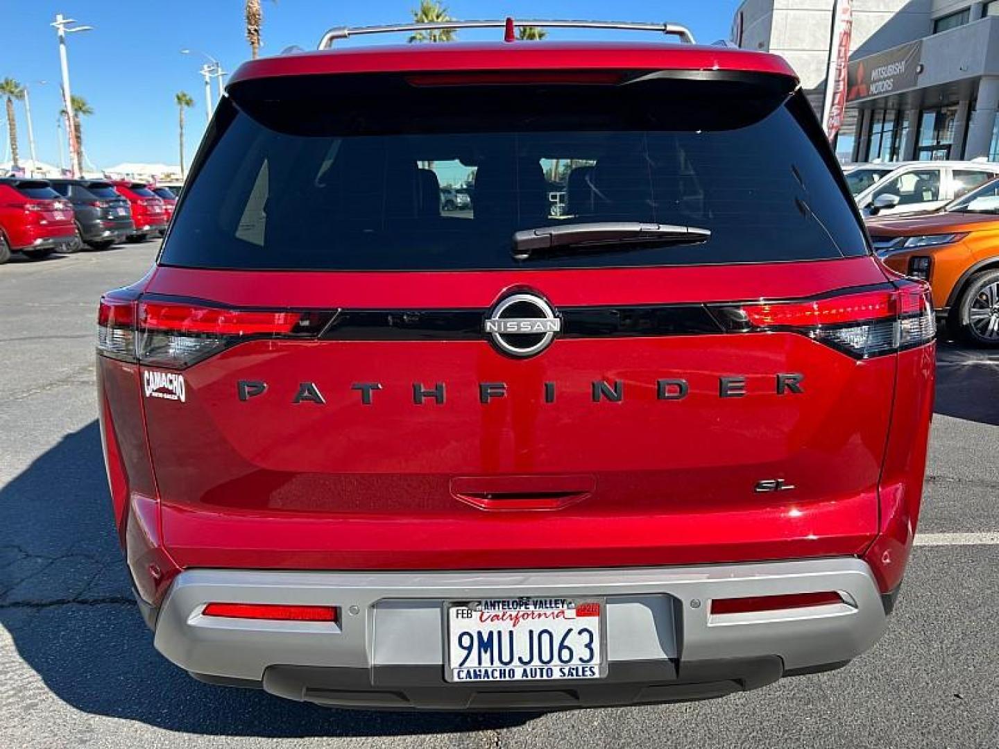 2023 BURGUNDY Nissan Pathfinder (5N1DR3CB8PC) with an V6 3.5 Liter engine, Automatic 9-Spd transmission, located at 412 Auto Vista Drive, Palmdale, CA, 93551, (661) 945-0620, 34.592636, -118.136681 - Photo#11