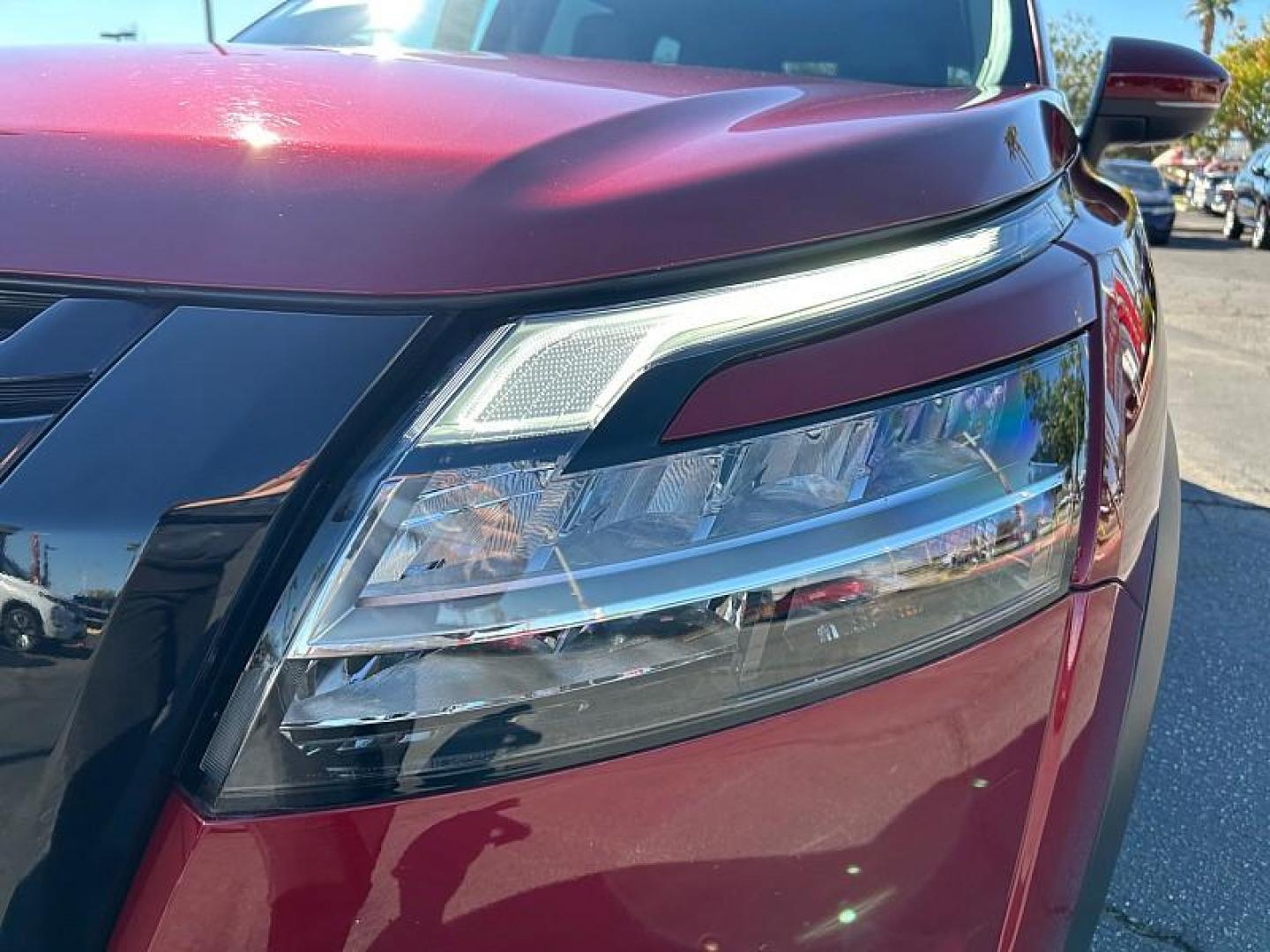 2023 BURGUNDY Nissan Pathfinder (5N1DR3CB8PC) with an V6 3.5 Liter engine, Automatic 9-Spd transmission, located at 412 Auto Vista Drive, Palmdale, CA, 93551, (661) 945-0620, 34.592636, -118.136681 - Photo#13