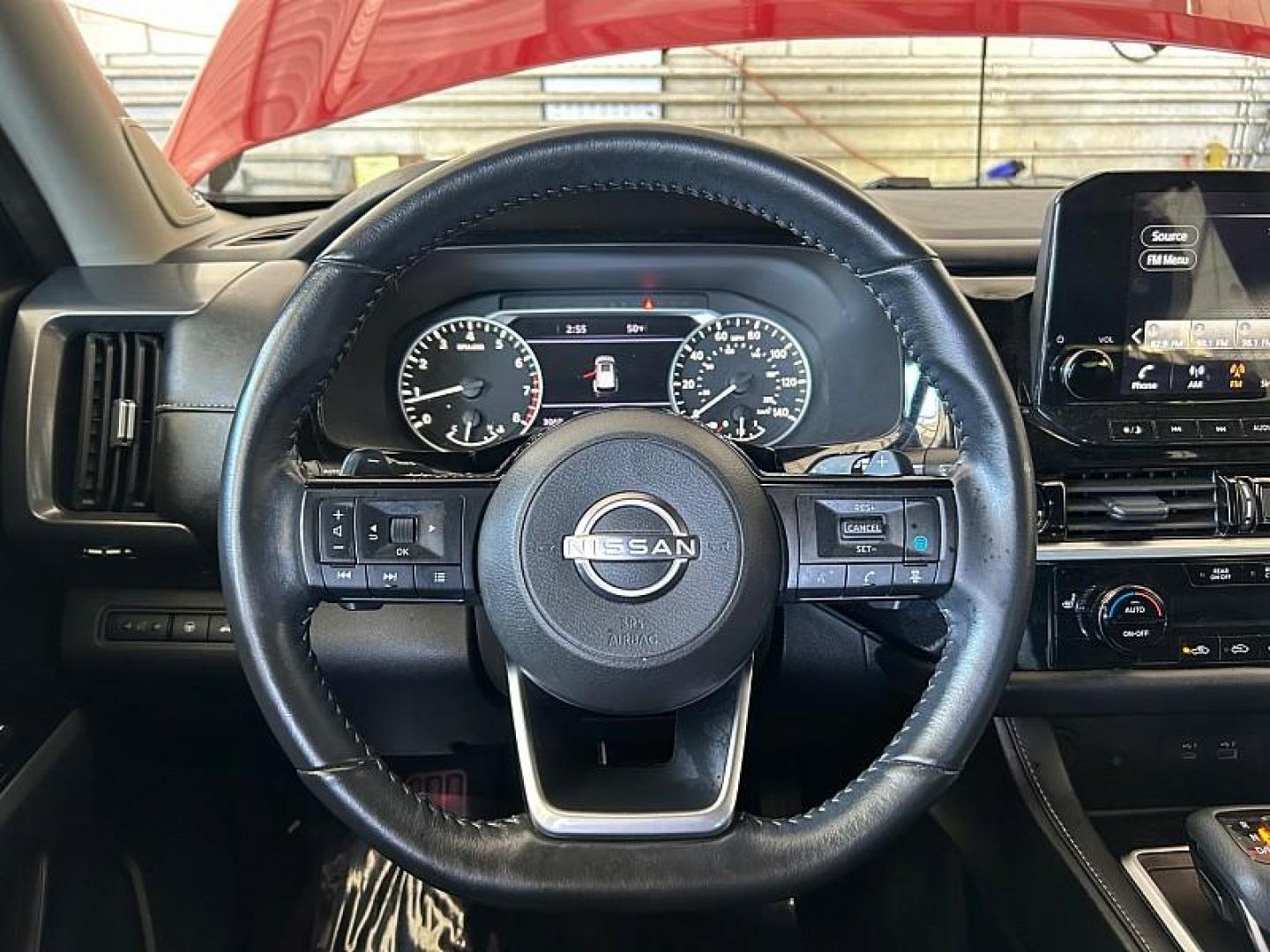 2023 BURGUNDY Nissan Pathfinder (5N1DR3CB8PC) with an V6 3.5 Liter engine, Automatic 9-Spd transmission, located at 412 Auto Vista Drive, Palmdale, CA, 93551, (661) 945-0620, 34.592636, -118.136681 - Photo#25