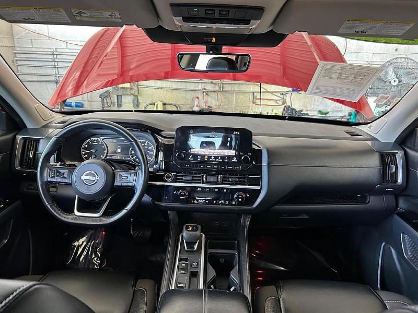 2023 BURGUNDY Nissan Pathfinder (5N1DR3CB8PC) with an V6 3.5 Liter engine, Automatic 9-Spd transmission, located at 412 Auto Vista Drive, Palmdale, CA, 93551, (661) 945-0620, 34.592636, -118.136681 - Photo#26