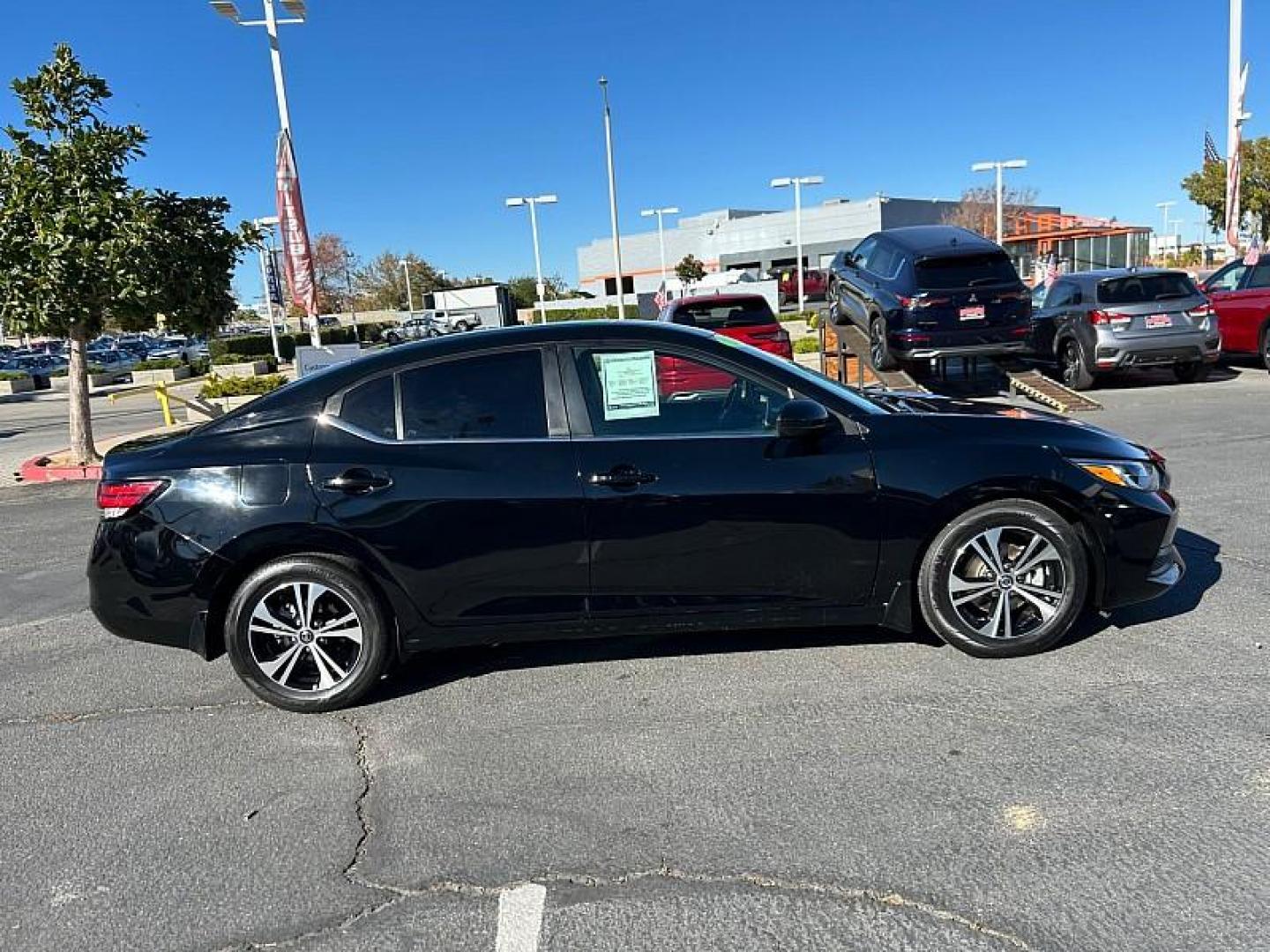 2023 BLACK Nissan Sentra (3N1AB8CV7PY) with an 4-Cyl 2.0 Liter engine, Automatic CVT w/Xtronic transmission, located at 412 Auto Vista Drive, Palmdale, CA, 93551, (661) 945-0620, 34.592636, -118.136681 - Photo#9