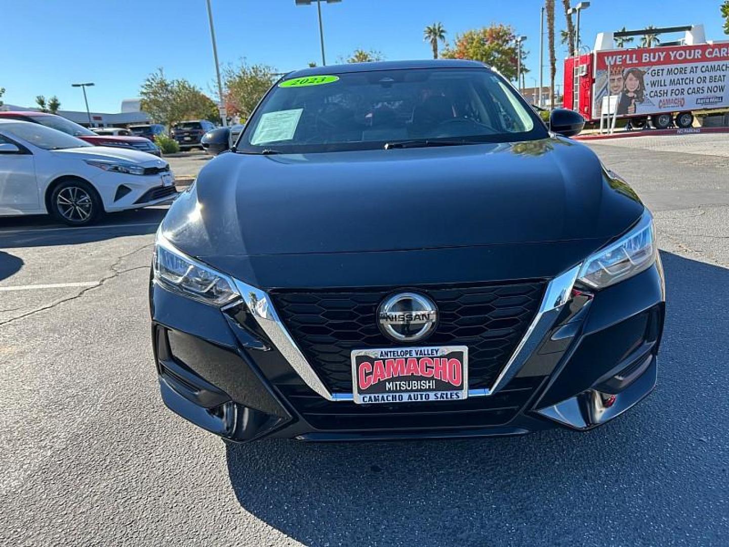2023 BLACK Nissan Sentra (3N1AB8CV7PY) with an 4-Cyl 2.0 Liter engine, Automatic CVT w/Xtronic transmission, located at 412 Auto Vista Drive, Palmdale, CA, 93551, (661) 945-0620, 34.592636, -118.136681 - Photo#1