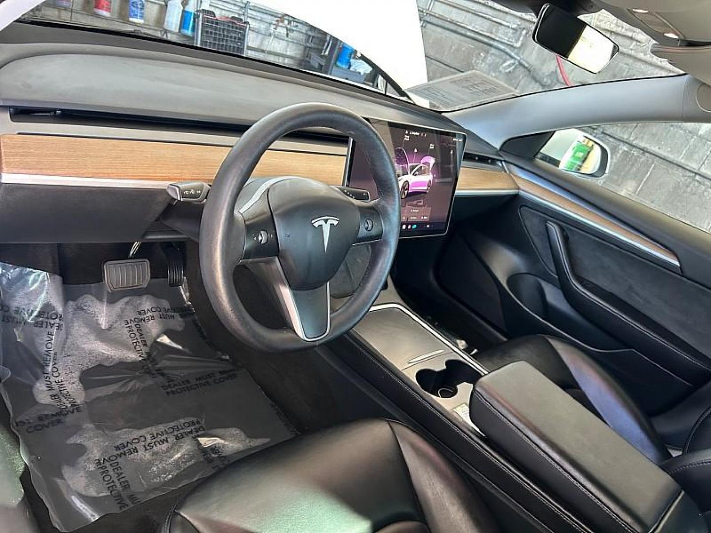 2023 WHITE Tesla Model 3 (5YJ3E1EA5PF) with an AC Electric Motor engine, Single-Speed Fixed Gear transmission, located at 412 Auto Vista Drive, Palmdale, CA, 93551, (661) 945-0620, 34.592636, -118.136681 - Photo#18