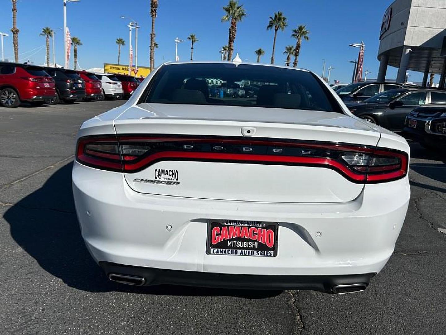 2023 WHITE Dodge Charger (2C3CDXBG9PH) with an V6 3.6 Liter engine, Automatic 8-Spd w/AutoStick transmission, located at 412 Auto Vista Drive, Palmdale, CA, 93551, (661) 945-0620, 34.592636, -118.136681 - Photo#4