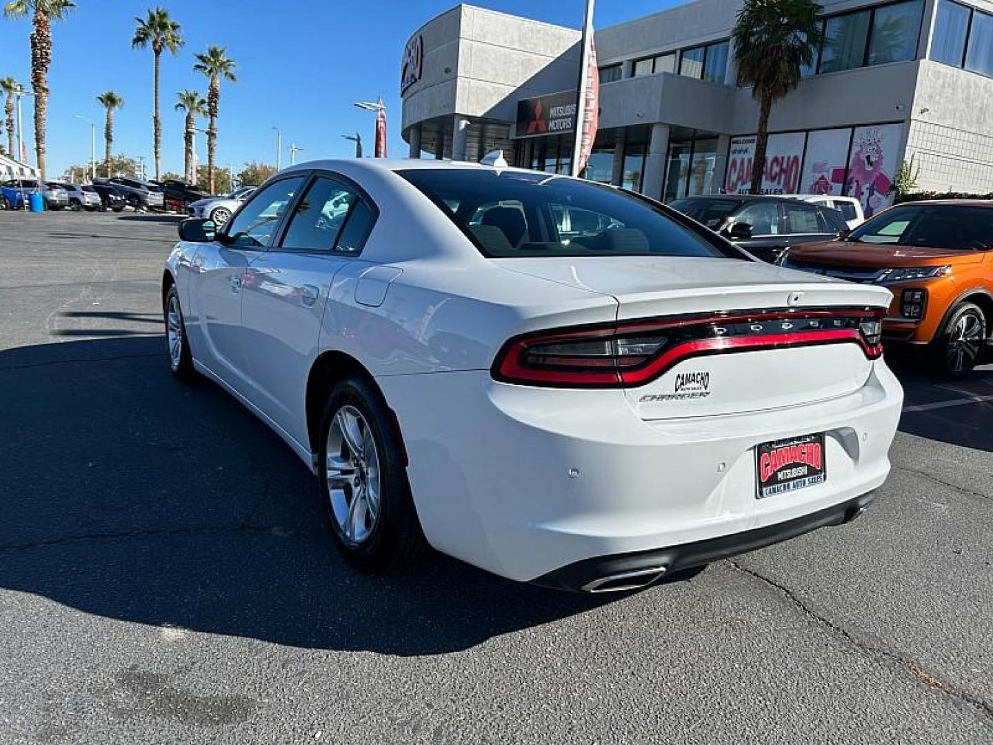 2023 WHITE Dodge Charger (2C3CDXBG9PH) with an V6 3.6 Liter engine, Automatic 8-Spd w/AutoStick transmission, located at 412 Auto Vista Drive, Palmdale, CA, 93551, (661) 945-0620, 34.592636, -118.136681 - Photo#5