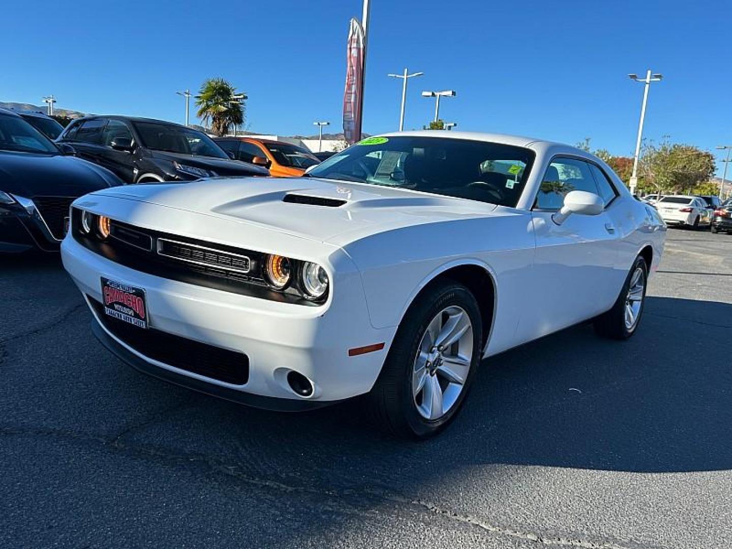 2023 WHITE Dodge Challenger (2C3CDZAG3PH) with an V6 3.6 Liter engine, Automatic 8-Spd transmission, located at 412 Auto Vista Drive, Palmdale, CA, 93551, (661) 945-0620, 34.592636, -118.136681 - Photo#11