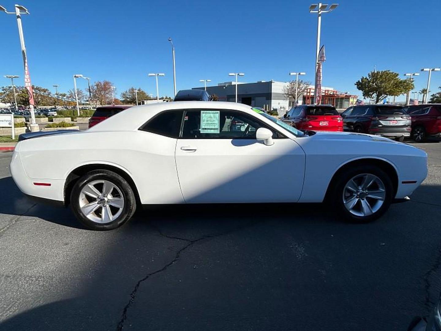 2023 WHITE Dodge Challenger (2C3CDZAG3PH) with an V6 3.6 Liter engine, Automatic 8-Spd transmission, located at 412 Auto Vista Drive, Palmdale, CA, 93551, (661) 945-0620, 34.592636, -118.136681 - Photo#1