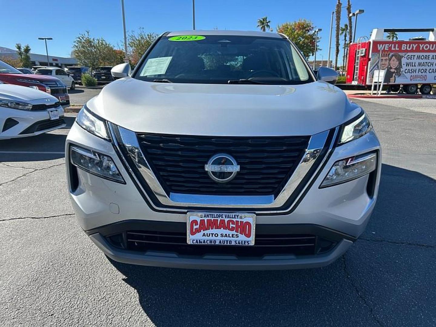 2023 SILVER Nissan Rogue (JN8BT3BA4PW) with an 3-Cyl Turbo 1.5 Liter engine, Automatic CVT w/Xtronic transmission, located at 412 Auto Vista Drive, Palmdale, CA, 93551, (661) 945-0620, 34.592636, -118.136681 - Photo#1