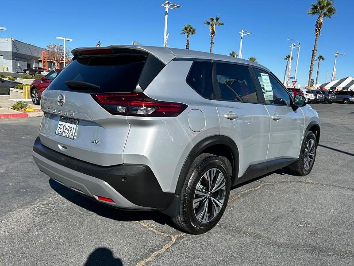 2023 SILVER Nissan Rogue (JN8BT3BA4PW) with an 3-Cyl Turbo 1.5 Liter engine, Automatic CVT w/Xtronic transmission, located at 412 Auto Vista Drive, Palmdale, CA, 93551, (661) 945-0620, 34.592636, -118.136681 - Photo#2