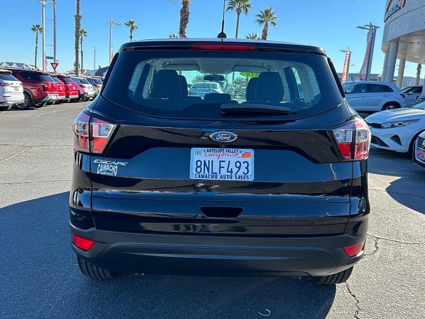 2018 BLACK Ford Escape (1FMCU0F77JU) with an 4-Cyl 2.5 Liter engine, Auto 6-Spd w/SelShft transmission, located at 412 Auto Vista Drive, Palmdale, CA, 93551, (661) 945-0620, 34.592636, -118.136681 - Photo#6