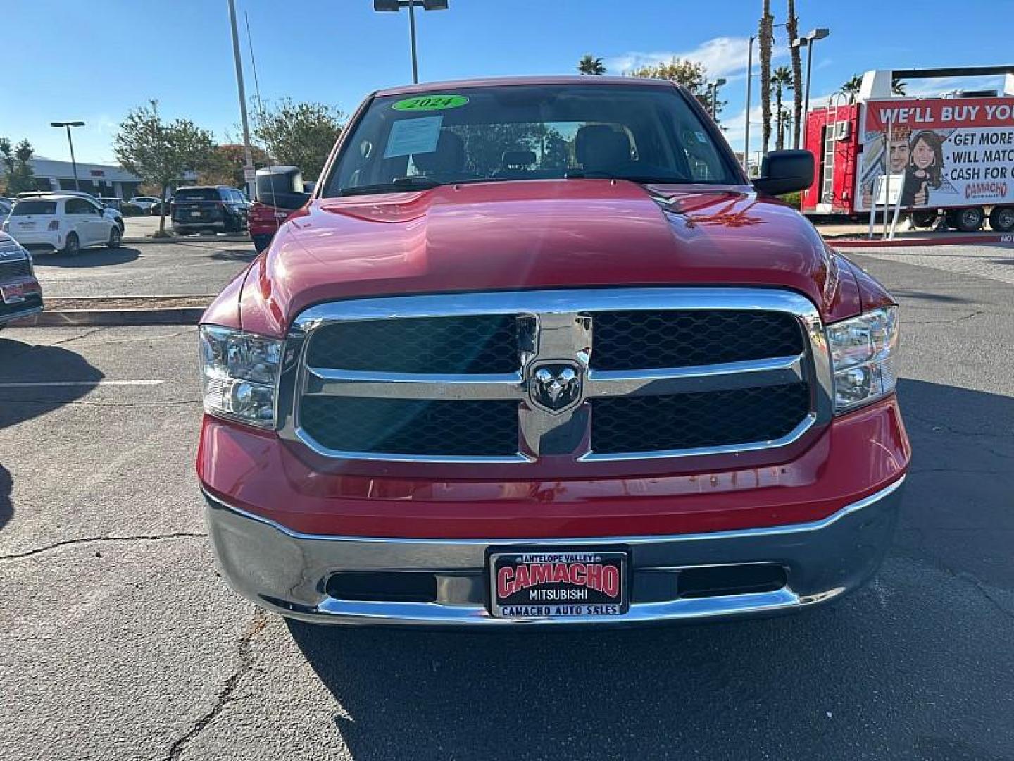 2024 RED Ram 1500 Classic 2WD (1C6RR6GG0RS) with an 6-Cyl 3.6 Liter engine, Automatic 8-Spd transmission, located at 412 Auto Vista Drive, Palmdale, CA, 93551, (661) 945-0620, 34.592636, -118.136681 - Photo#1