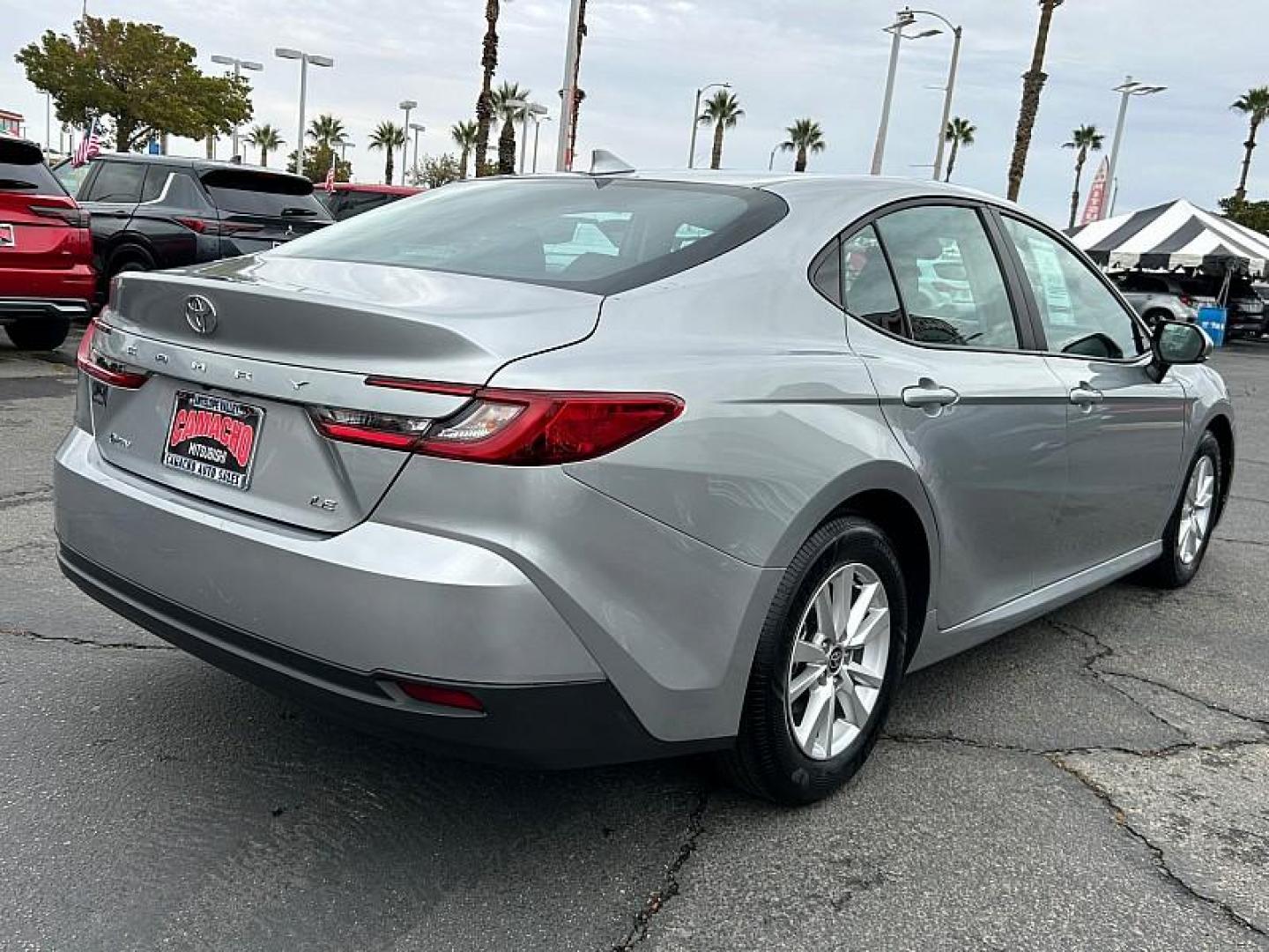 2025 SILVER Toyota Camry (4T1DAACK4SU) with an 4-Cyl Hybrid 2.5 Liter engine, Automatic CVT transmission, located at 412 Auto Vista Drive, Palmdale, CA, 93551, (661) 945-0620, 34.592636, -118.136681 - Photo#2