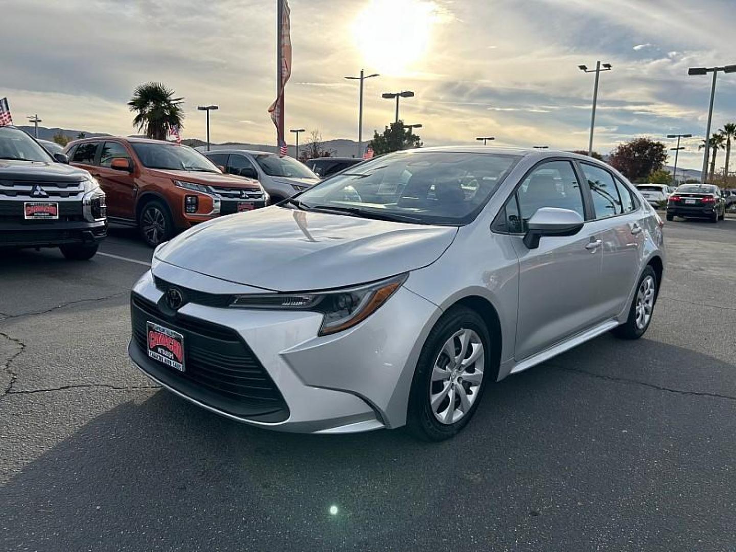 2024 SILVER Toyota Corolla (5YFB4MDE0RP) with an 4-Cyl Hybrid 1.8 Liter engine, Automatic CVT transmission, located at 412 Auto Vista Drive, Palmdale, CA, 93551, (661) 945-0620, 34.592636, -118.136681 - Photo#4