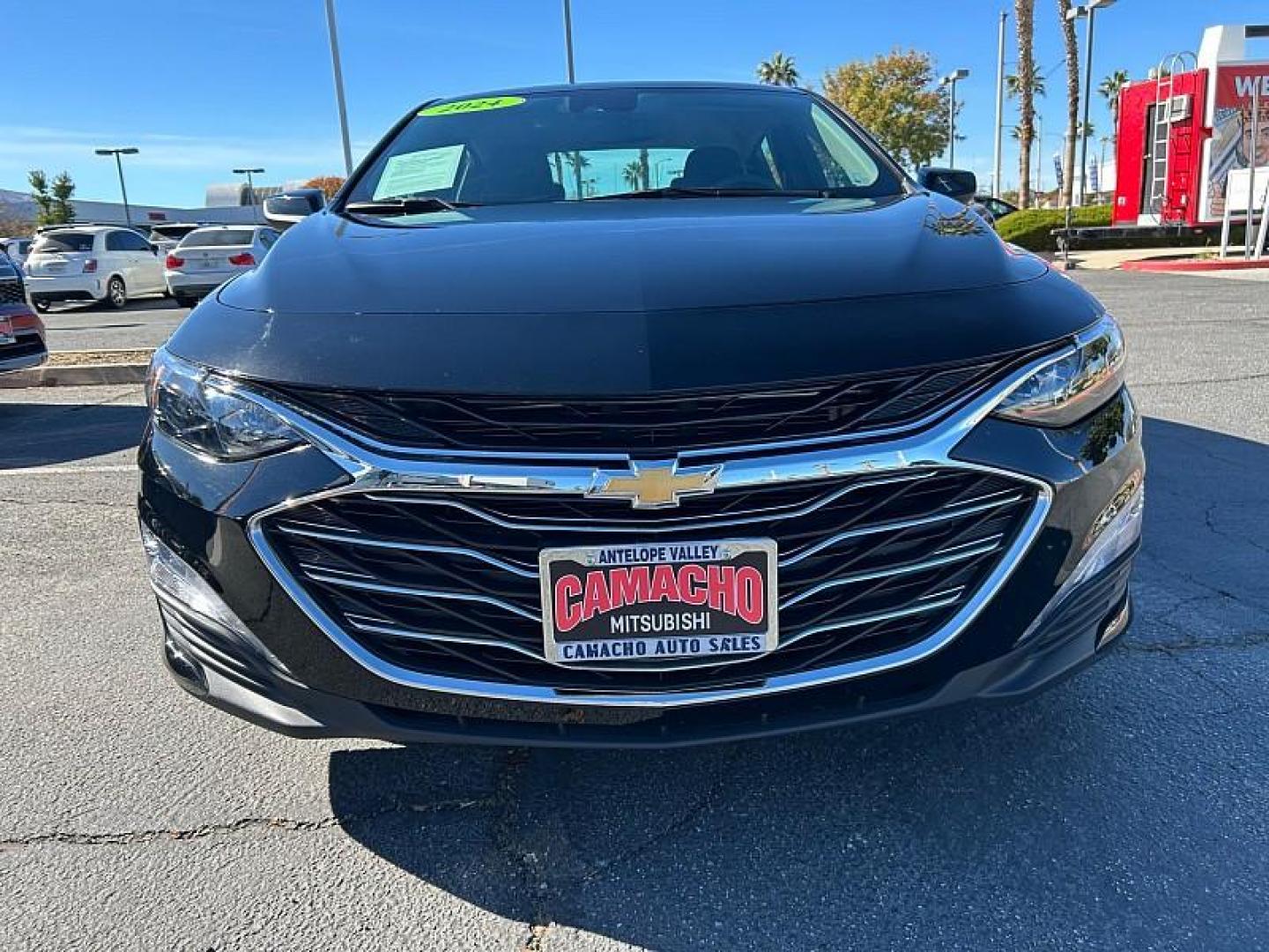 2024 BLACK Chevrolet Malibu (1G1ZD5ST2RF) with an 4-Cyl Turbo 1.5 Liter engine, Automatic CVT transmission, located at 412 Auto Vista Drive, Palmdale, CA, 93551, (661) 945-0620, 34.592636, -118.136681 - Photo#1