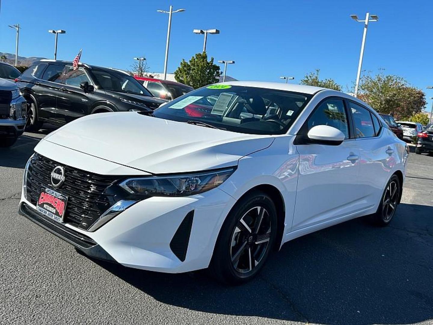 2024 WHITE Nissan Sentra (3N1AB8CVXRY) with an 4-Cyl 2.0 Liter engine, Automatic CVT w/Xtronic transmission, located at 412 Auto Vista Drive, Palmdale, CA, 93551, (661) 945-0620, 34.592636, -118.136681 - Photo#23
