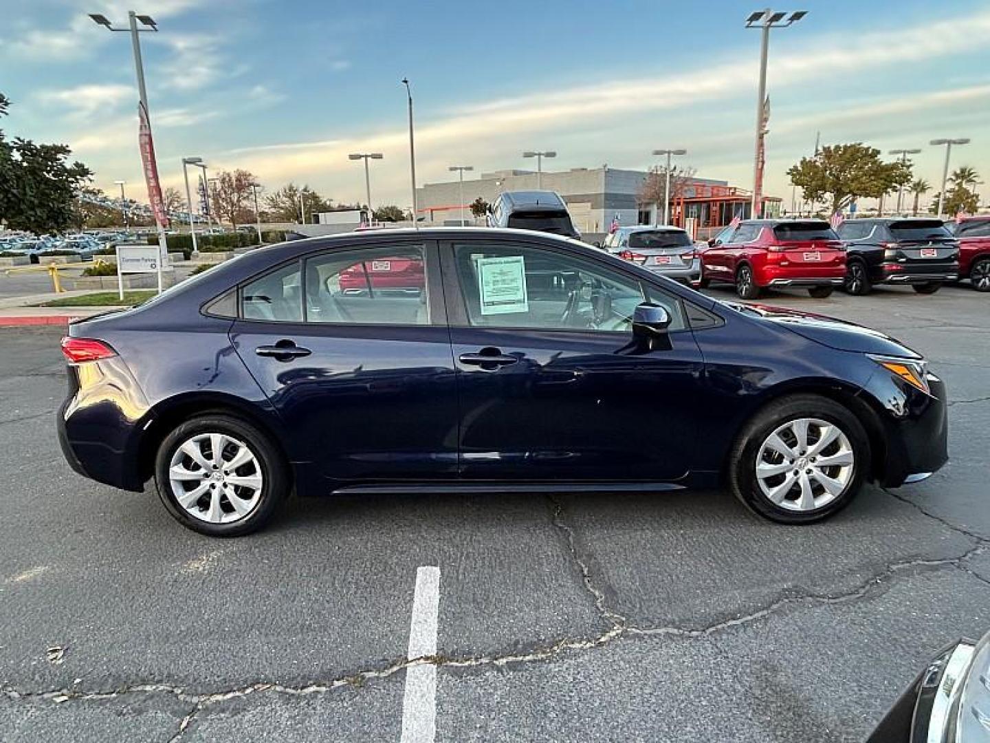 2022 BLUE Toyota Corolla (5YFEPMAE9NP) with an 4-Cyl 1.8 Liter engine, Automatic CVTi-S transmission, located at 412 Auto Vista Drive, Palmdale, CA, 93551, (661) 945-0620, 34.592636, -118.136681 - Photo#5