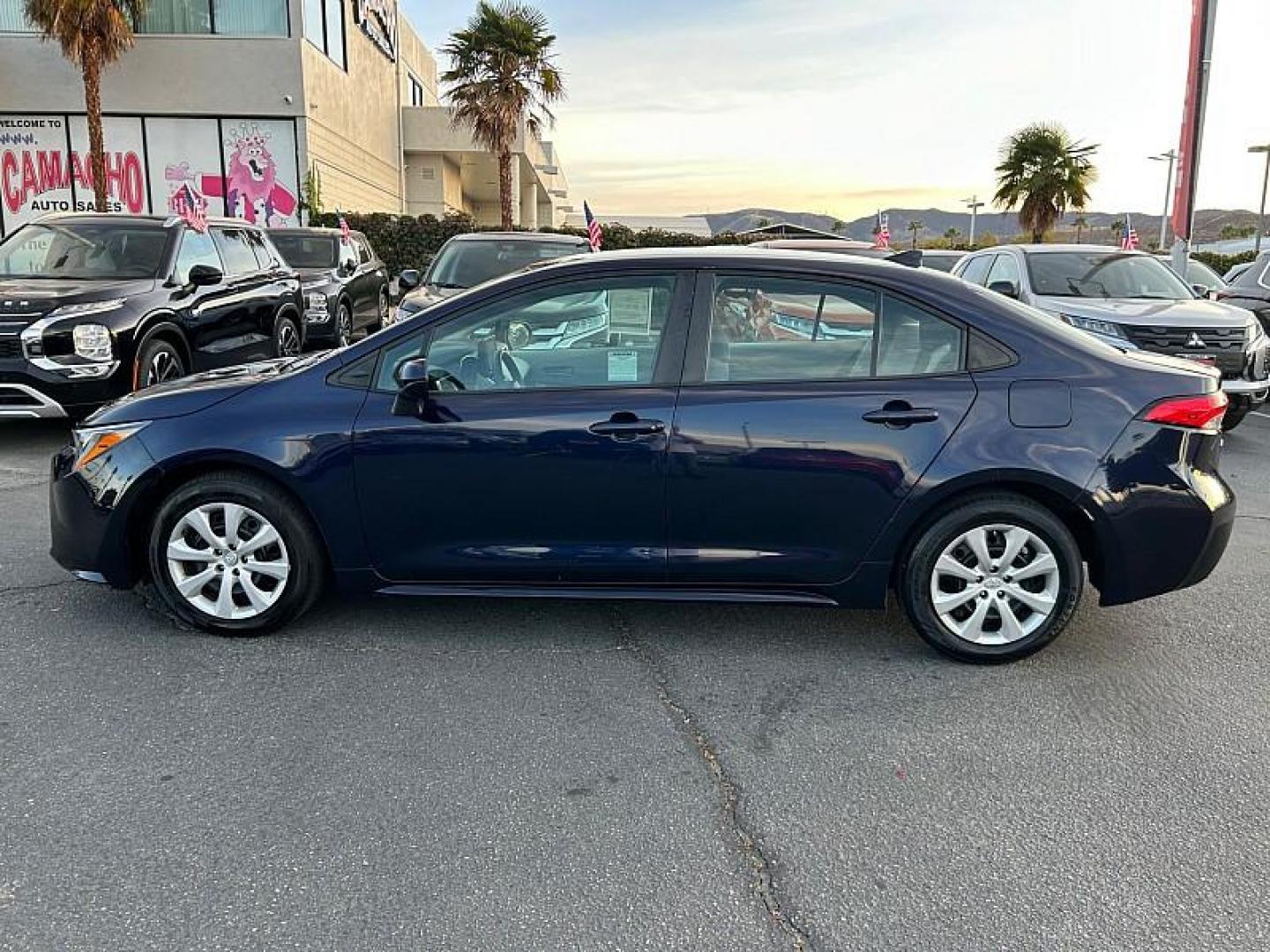 2022 BLUE Toyota Corolla (5YFEPMAE9NP) with an 4-Cyl 1.8 Liter engine, Automatic CVTi-S transmission, located at 412 Auto Vista Drive, Palmdale, CA, 93551, (661) 945-0620, 34.592636, -118.136681 - Photo#9