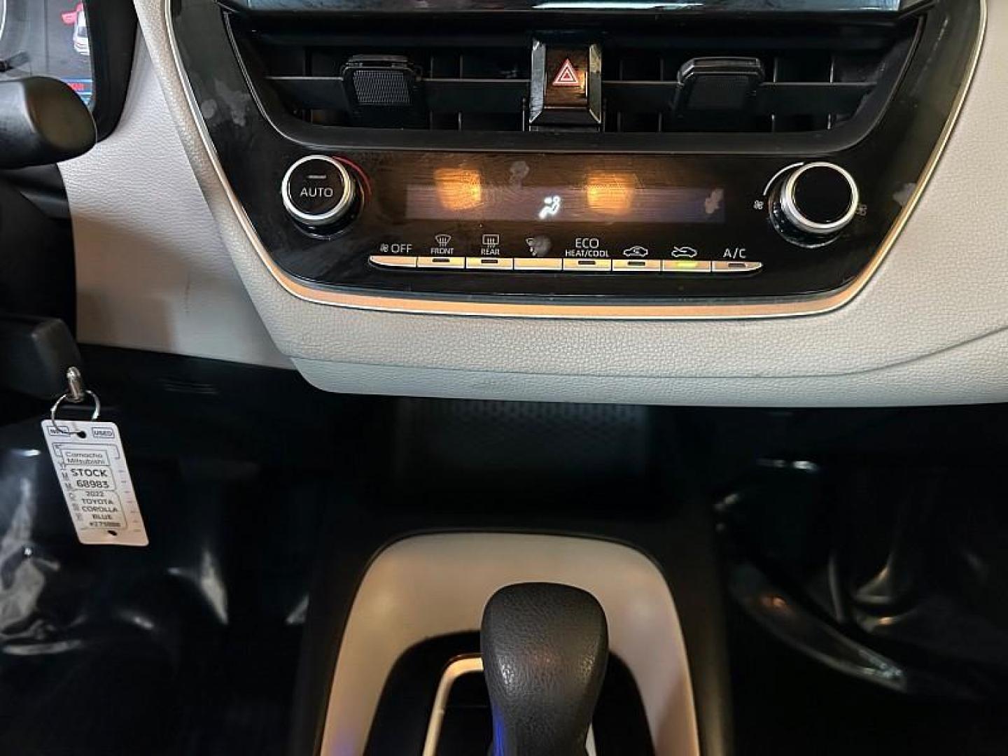 2022 BLUE Toyota Corolla (5YFEPMAE9NP) with an 4-Cyl 1.8 Liter engine, Automatic CVTi-S transmission, located at 412 Auto Vista Drive, Palmdale, CA, 93551, (661) 945-0620, 34.592636, -118.136681 - Photo#23