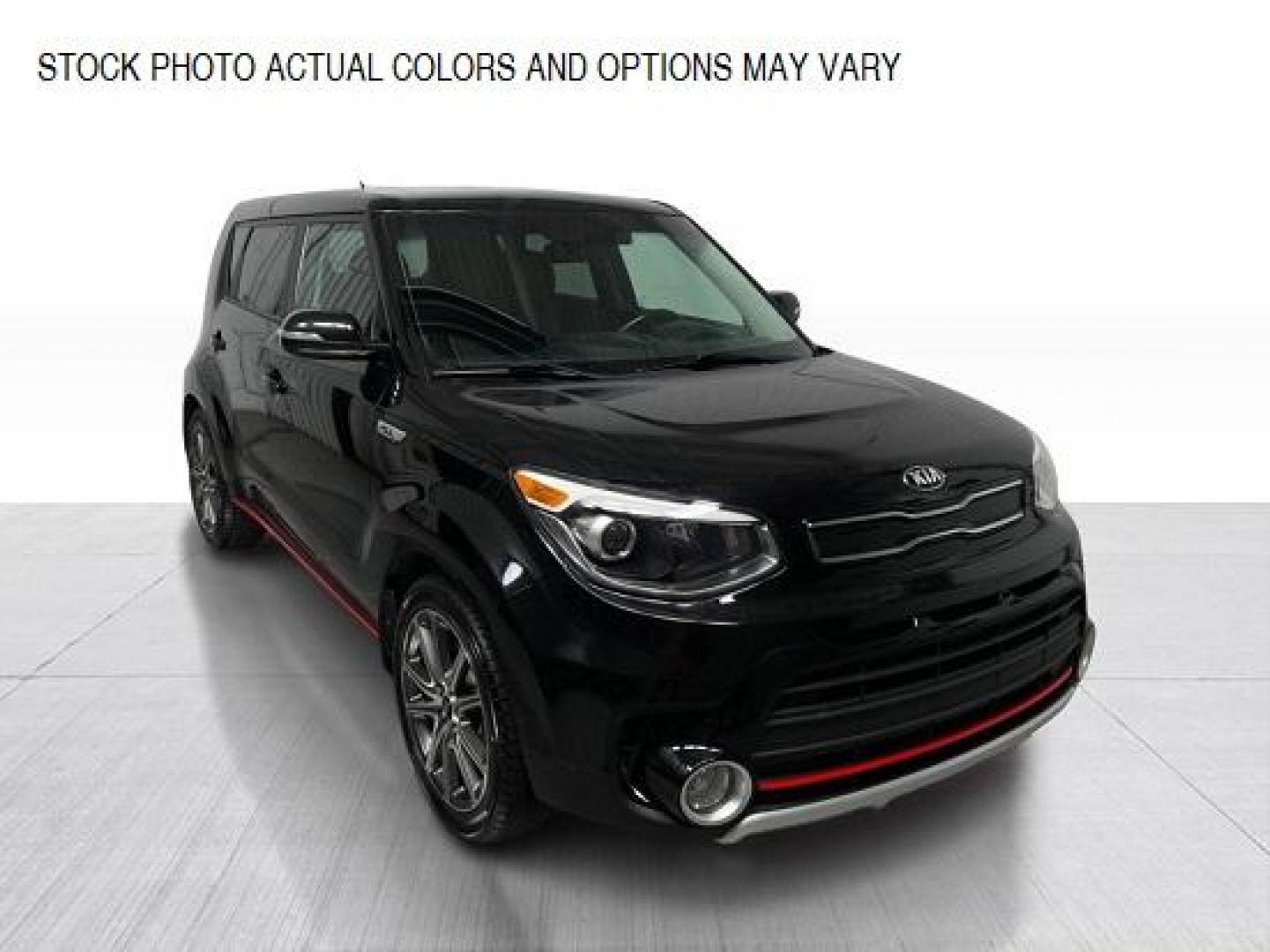 2017 BLACK Kia Soul (KNDJN2A28H7) with an 4-Cyl 1.6 Liter engine, Automatic 6-Spd transmission, located at 412 Auto Vista Drive, Palmdale, CA, 93551, (661) 945-0620, 34.592636, -118.136681 - Photo#0