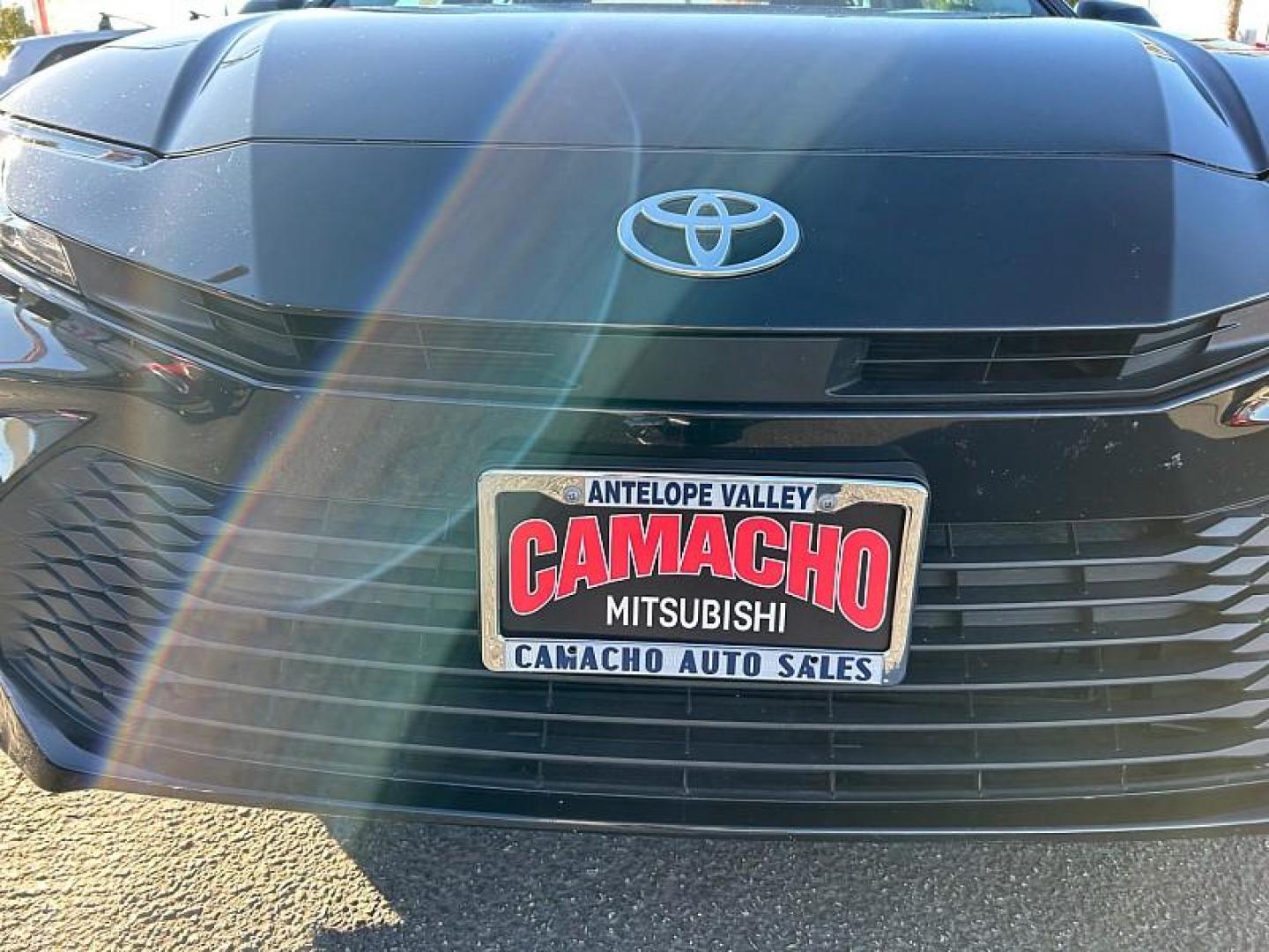 2025 BLACK Toyota Camry (4T1DAACK7SU) with an 4-Cyl Hybrid 2.5 Liter engine, Automatic CVT transmission, located at 412 Auto Vista Drive, Palmdale, CA, 93551, (661) 945-0620, 34.592636, -118.136681 - Photo#14