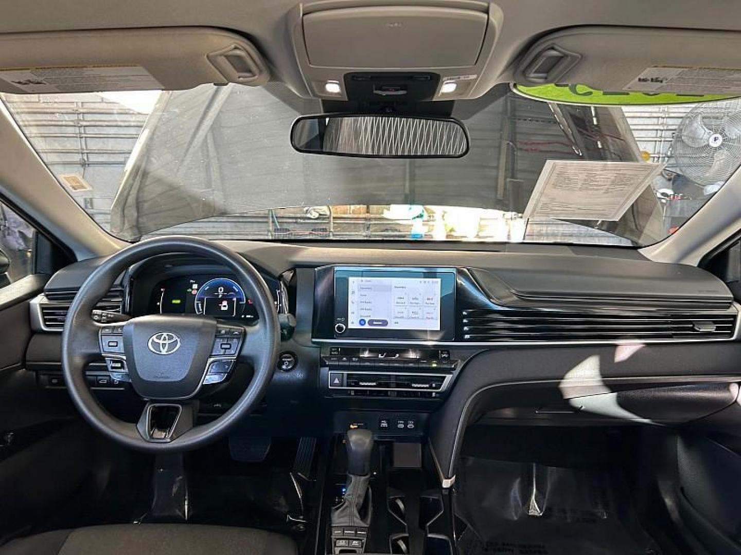 2025 BLACK Toyota Camry (4T1DAACK7SU) with an 4-Cyl Hybrid 2.5 Liter engine, Automatic CVT transmission, located at 412 Auto Vista Drive, Palmdale, CA, 93551, (661) 945-0620, 34.592636, -118.136681 - Photo#19