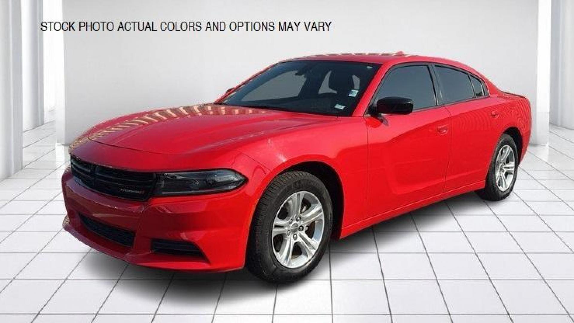 2022 RED Dodge Charger (2C3CDXBG1NH) with an V6 3.6 Liter engine, Automatic 8-Spd w/AutoStick transmission, located at 412 Auto Vista Drive, Palmdale, CA, 93551, (661) 945-0620, 34.592636, -118.136681 - Photo#0