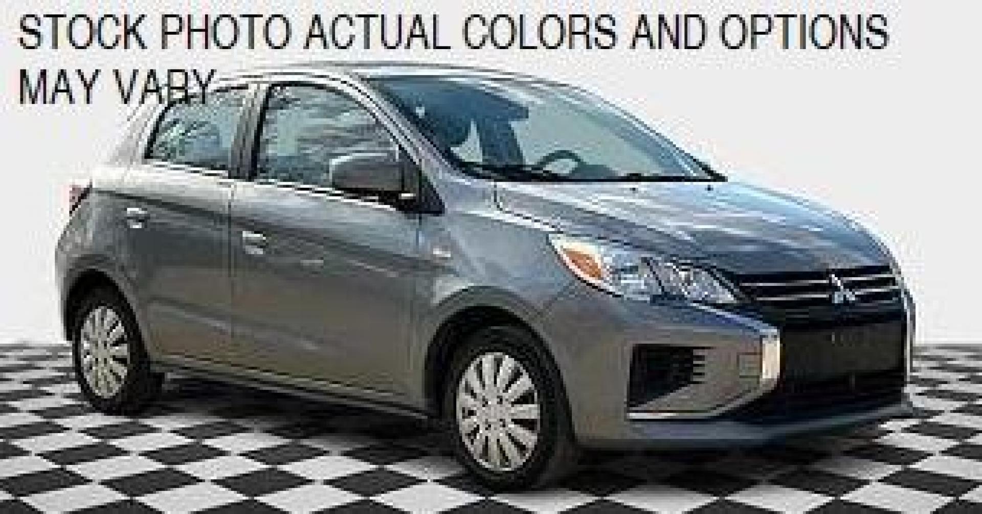 2022 GRAY Mitsubishi Mirage (ML32AUHJ4NH) with an 3-Cyl 1.2 Liter engine, Automatic CVT transmission, located at 412 Auto Vista Drive, Palmdale, CA, 93551, (661) 945-0620, 34.592636, -118.136681 - Photo#0
