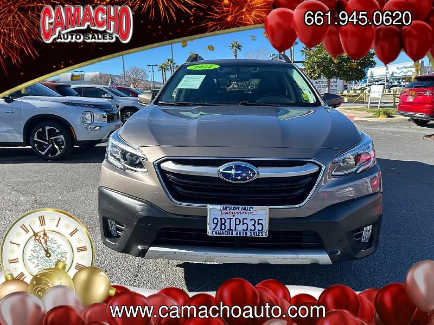 2022 BROWN Subaru Outback (4S4BTANC7N3) with an 4-Cyl 2.5 Liter engine, Automatic CVT w/Lineartronic transmission, located at 412 Auto Vista Drive, Palmdale, CA, 93551, (661) 945-0620, 34.592636, -118.136681 - Photo#1