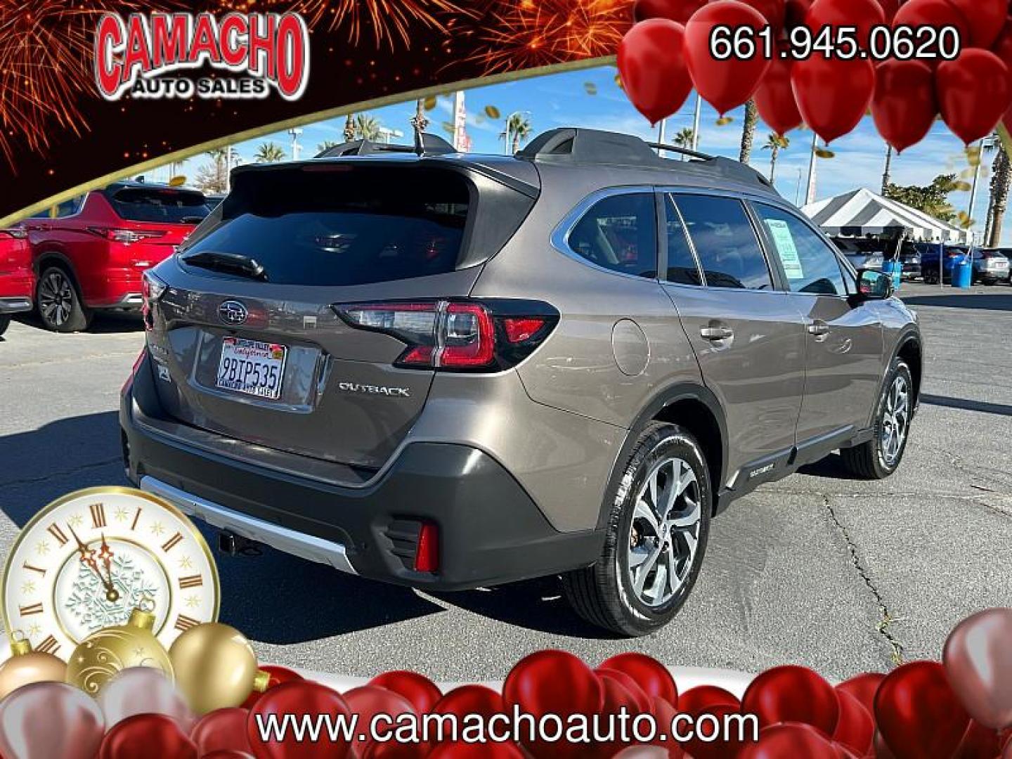 2022 BROWN Subaru Outback (4S4BTANC7N3) with an 4-Cyl 2.5 Liter engine, Automatic CVT w/Lineartronic transmission, located at 412 Auto Vista Drive, Palmdale, CA, 93551, (661) 945-0620, 34.592636, -118.136681 - Photo#4