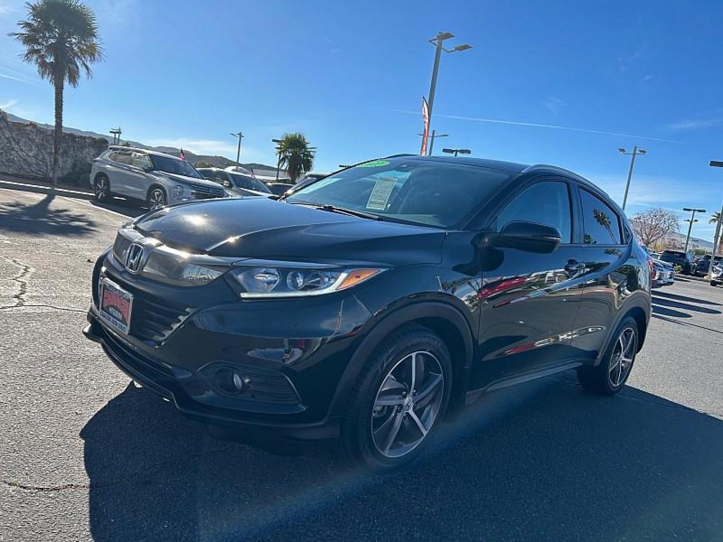2022 BLACK Honda HR-V (3CZRU5H77NM) with an 4-Cyl i-VTEC 1.8 Liter engine, Automatic CVT w/Sport Mode transmission, located at 412 Auto Vista Drive, Palmdale, CA, 93551, (661) 945-0620, 34.592636, -118.136681 - Photo#10