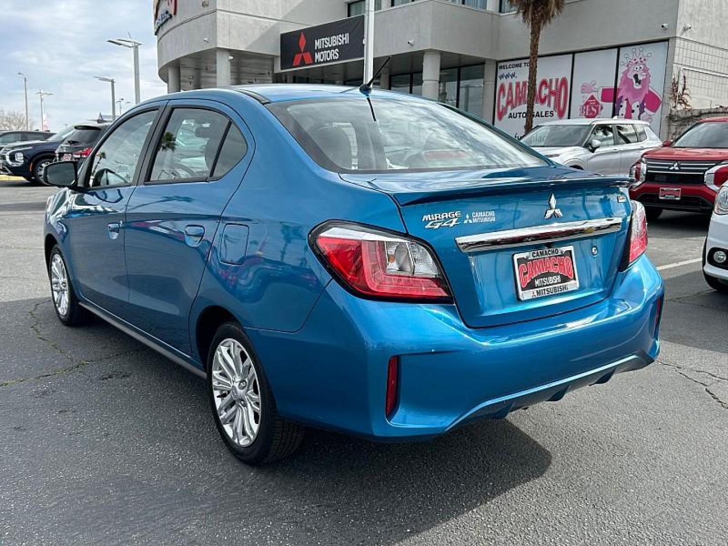 2024 BLUE Mitsubishi Mirage G4 (ML32FUFJ4RH) with an 3-Cyl 1.2 Liter engine, Automatic CVT transmission, located at 412 Auto Vista Drive, Palmdale, CA, 93551, (661) 945-0620, 34.592636, -118.136681 - Photo#6